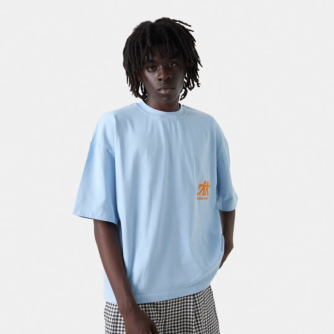 Mbuddy Blue Oversized Tee T-shirts eme