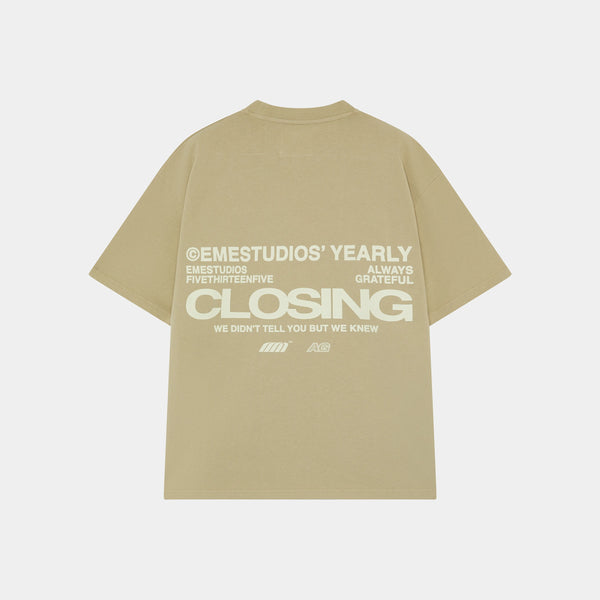 Closing Moss Oversized Tee Camiseta eme   