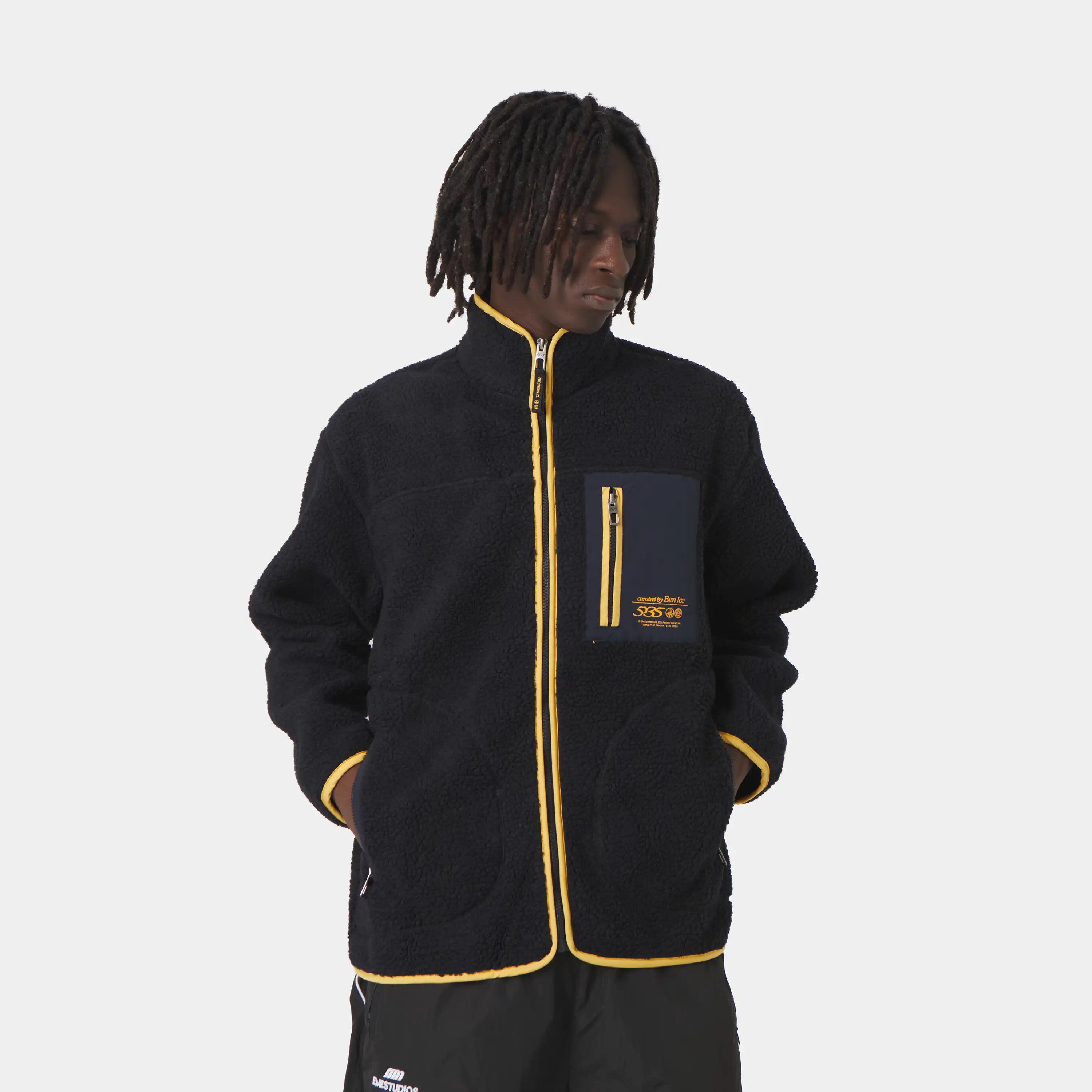 Antarctic Navy Sherpa Fleece Outerwear eme