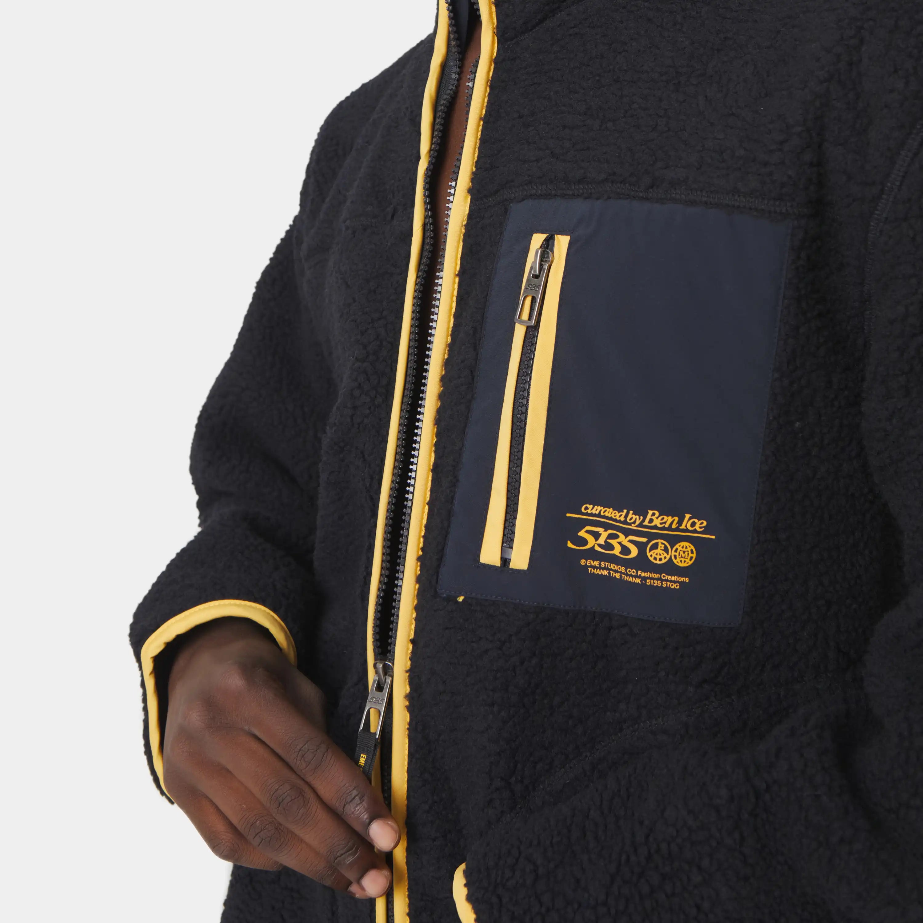Antarctic Navy Sherpa Fleece Outerwear eme