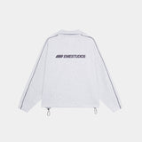 Hectic Heather Grey Polo Sweatshirt Crewneck eme