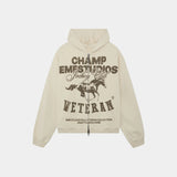 Horse Fog Full Zip Hoodie eme   