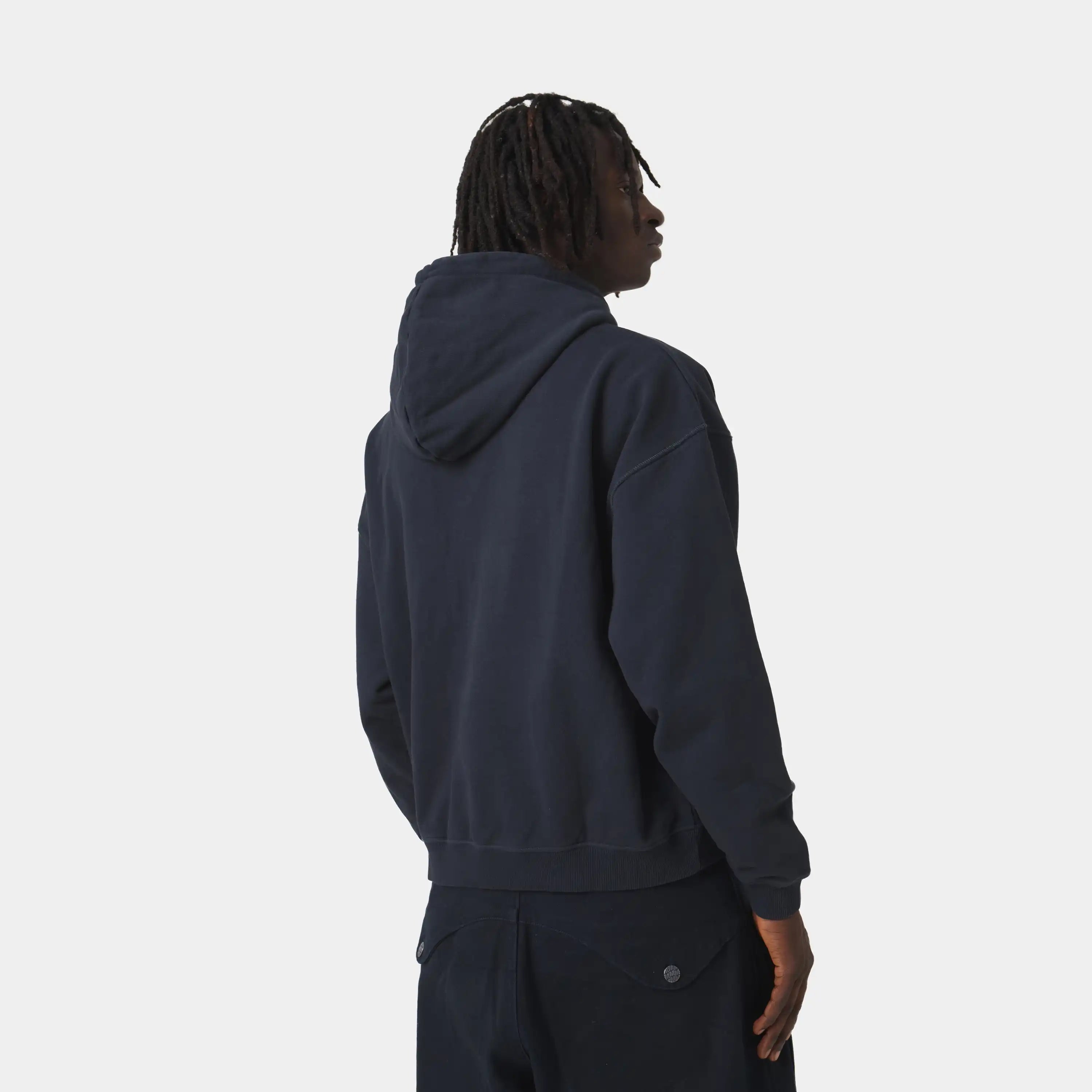 Box Navy Oversized Hoodie Hoodies eme