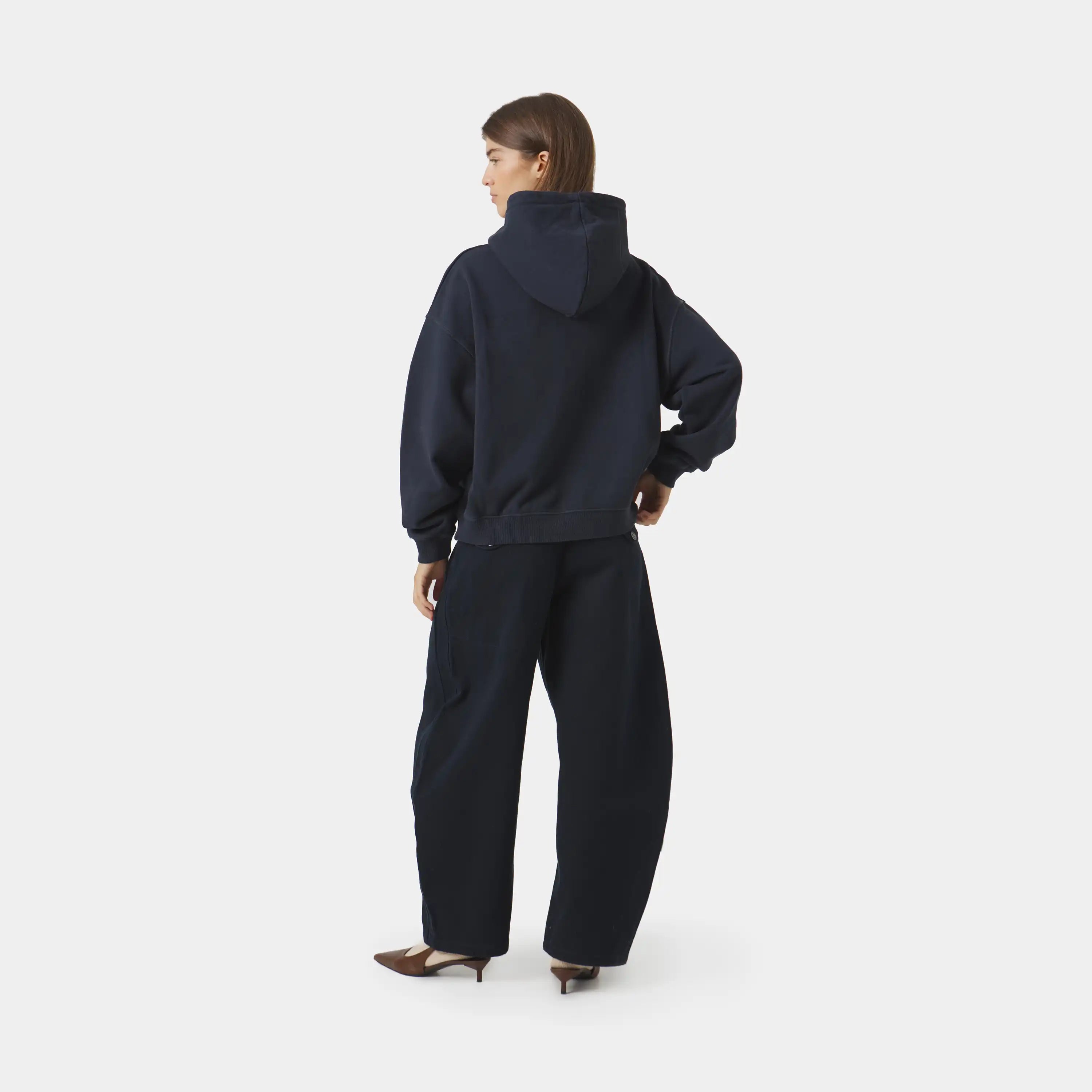 Box Navy Oversized Hoodie Hoodies eme