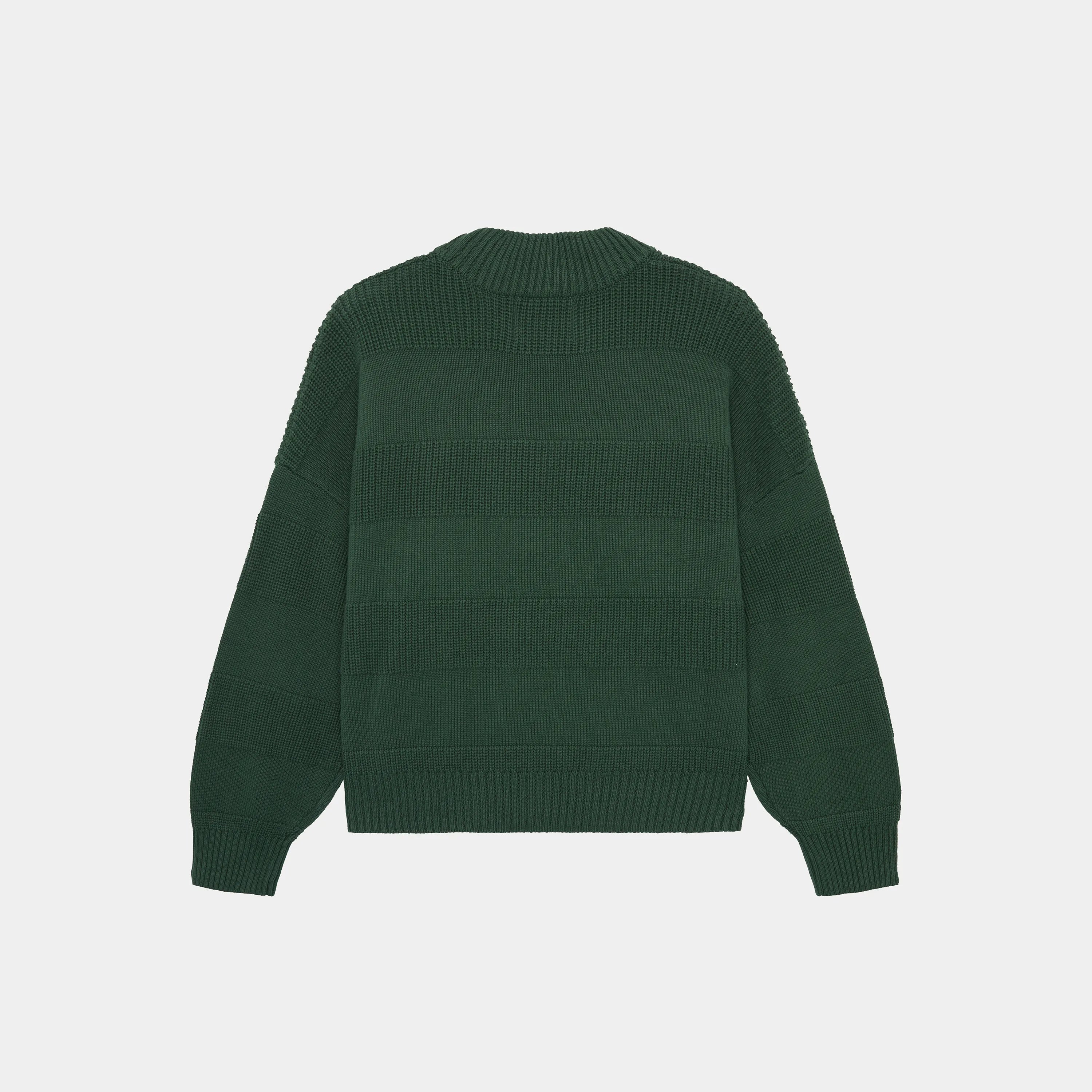 Horizontal Striped Knit Sweater Knitwear eme