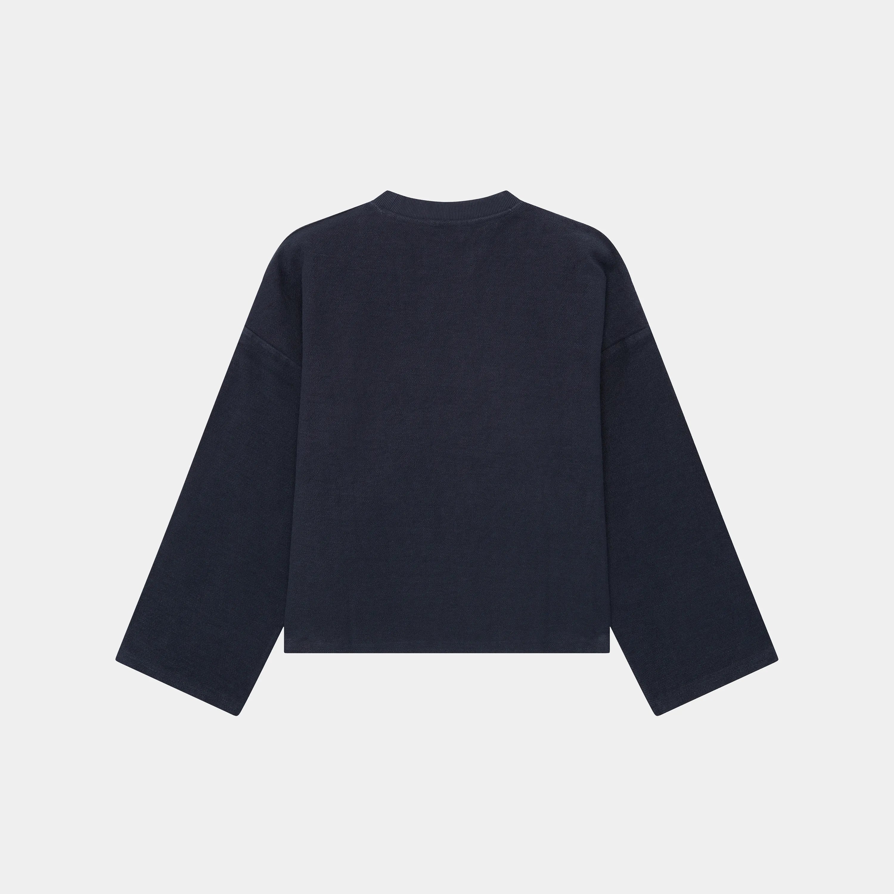 Stealth Navy Reverse Crewneck Crewneck eme