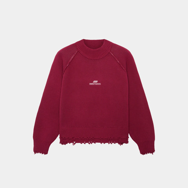 Fray Redwood Knit Sweater Knit eme