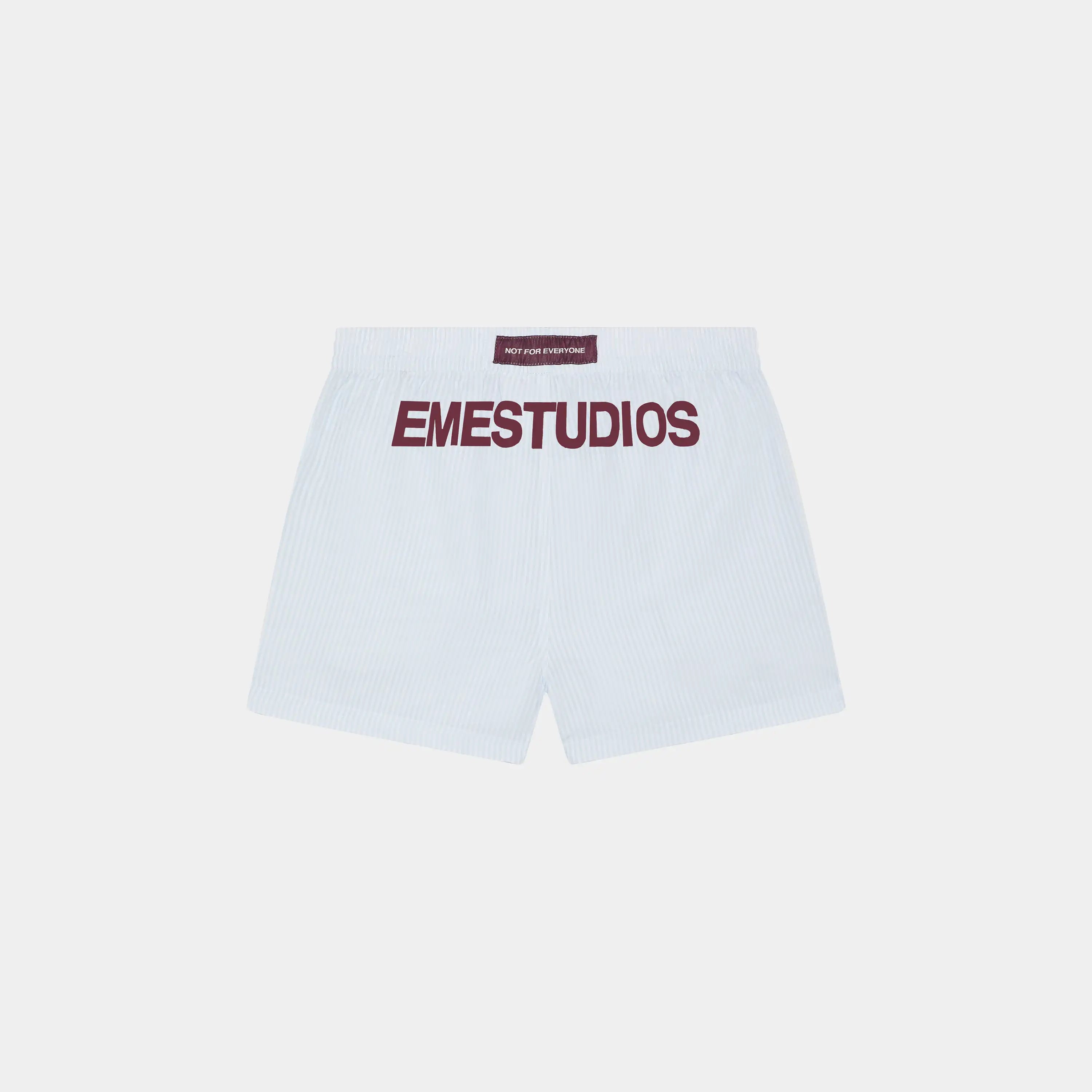 Lucky Striped Boxer Burgundy Underwear Eme Studios
