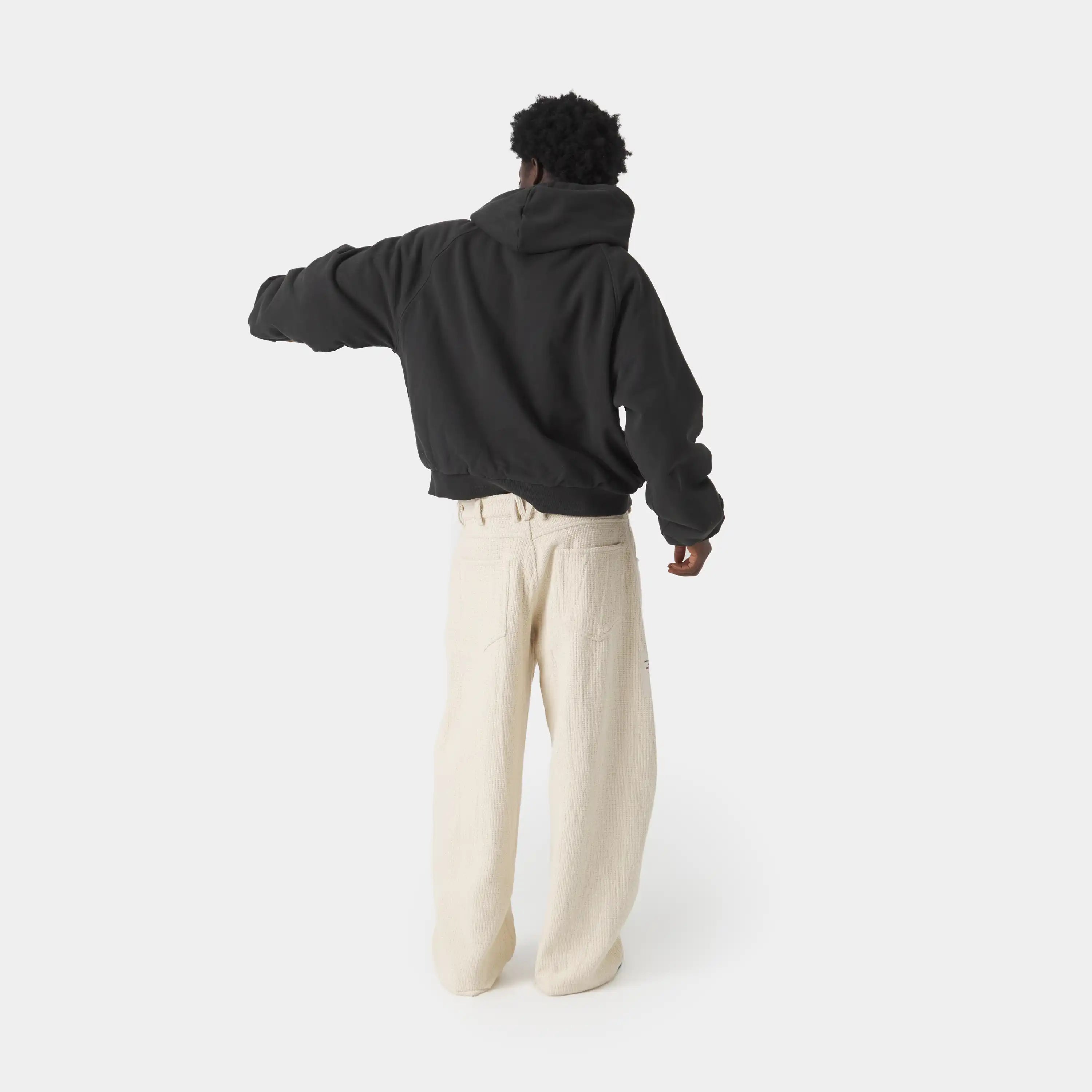 Desire Black Full Zip Hoodies Eme Studios