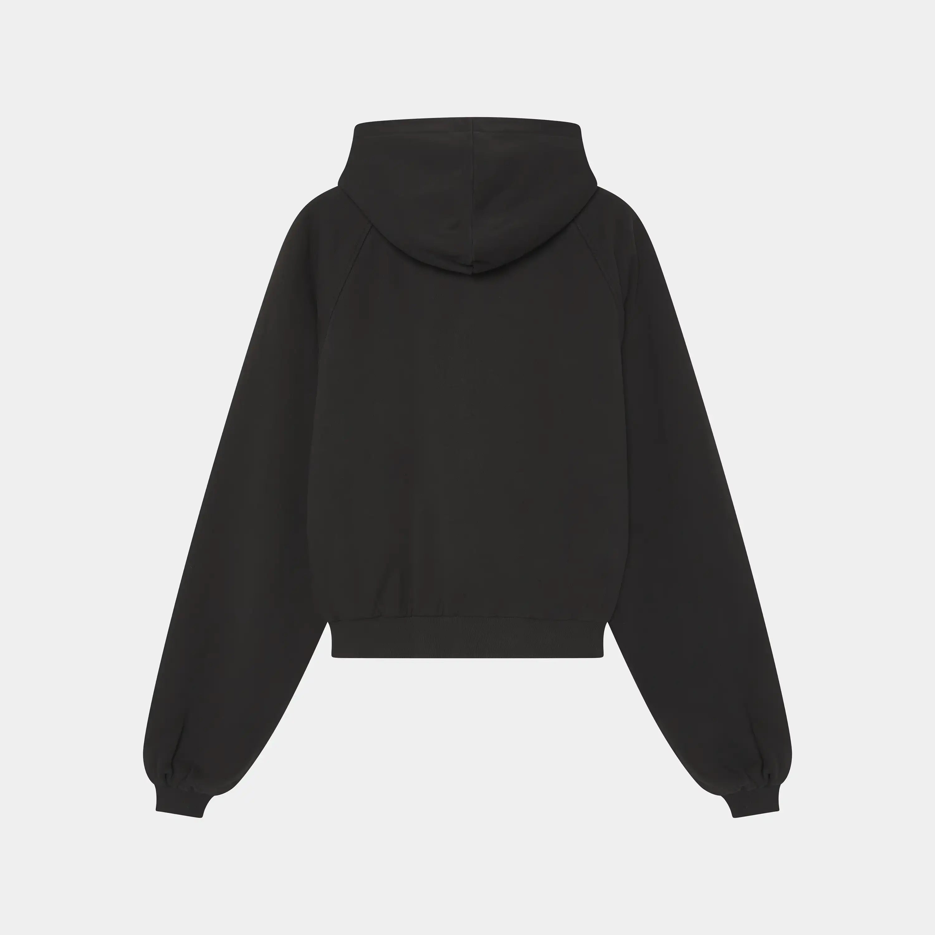 Desire Black Full Zip Hoodies Eme Studios