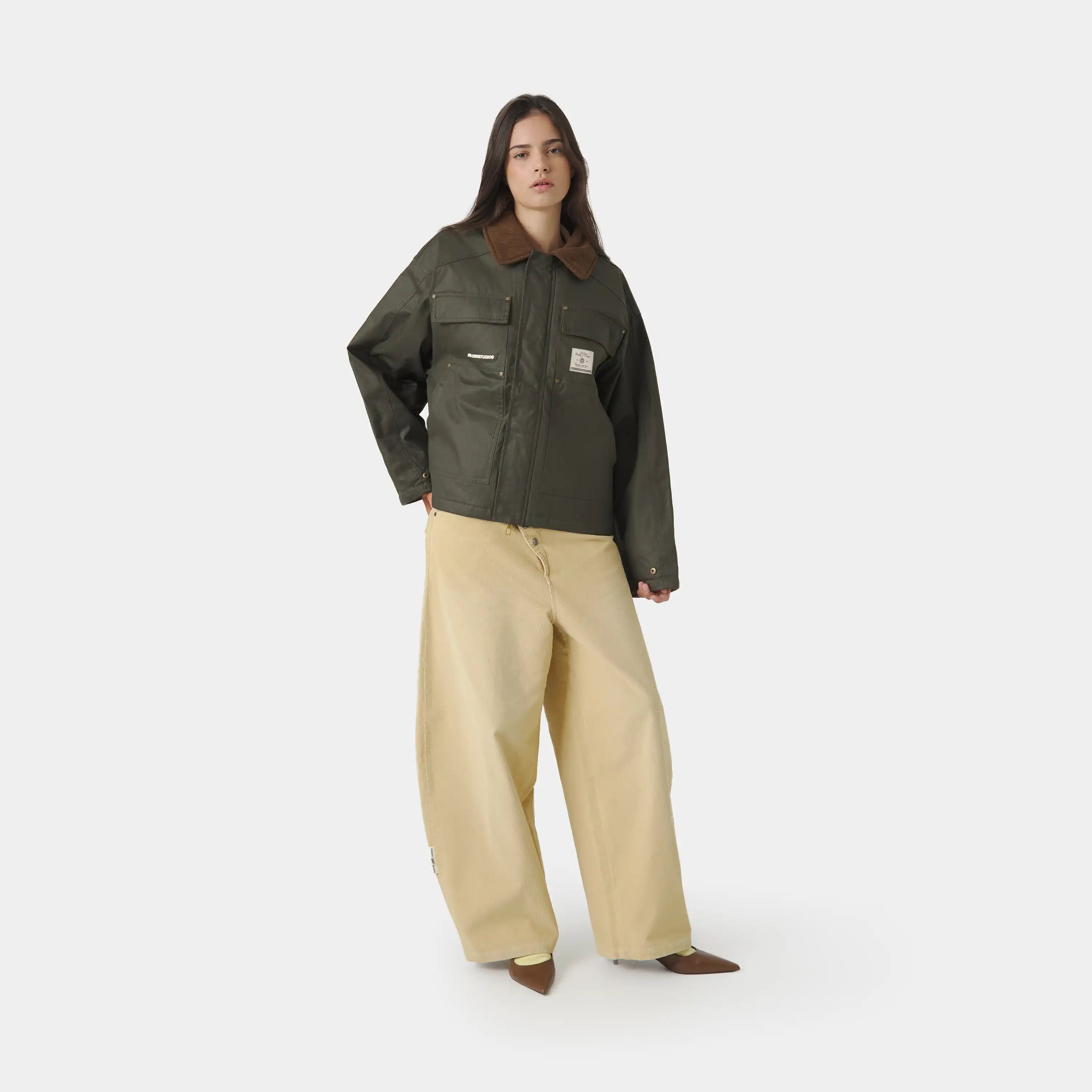 Ethos Forest Boxy Jacket Outerwear eme