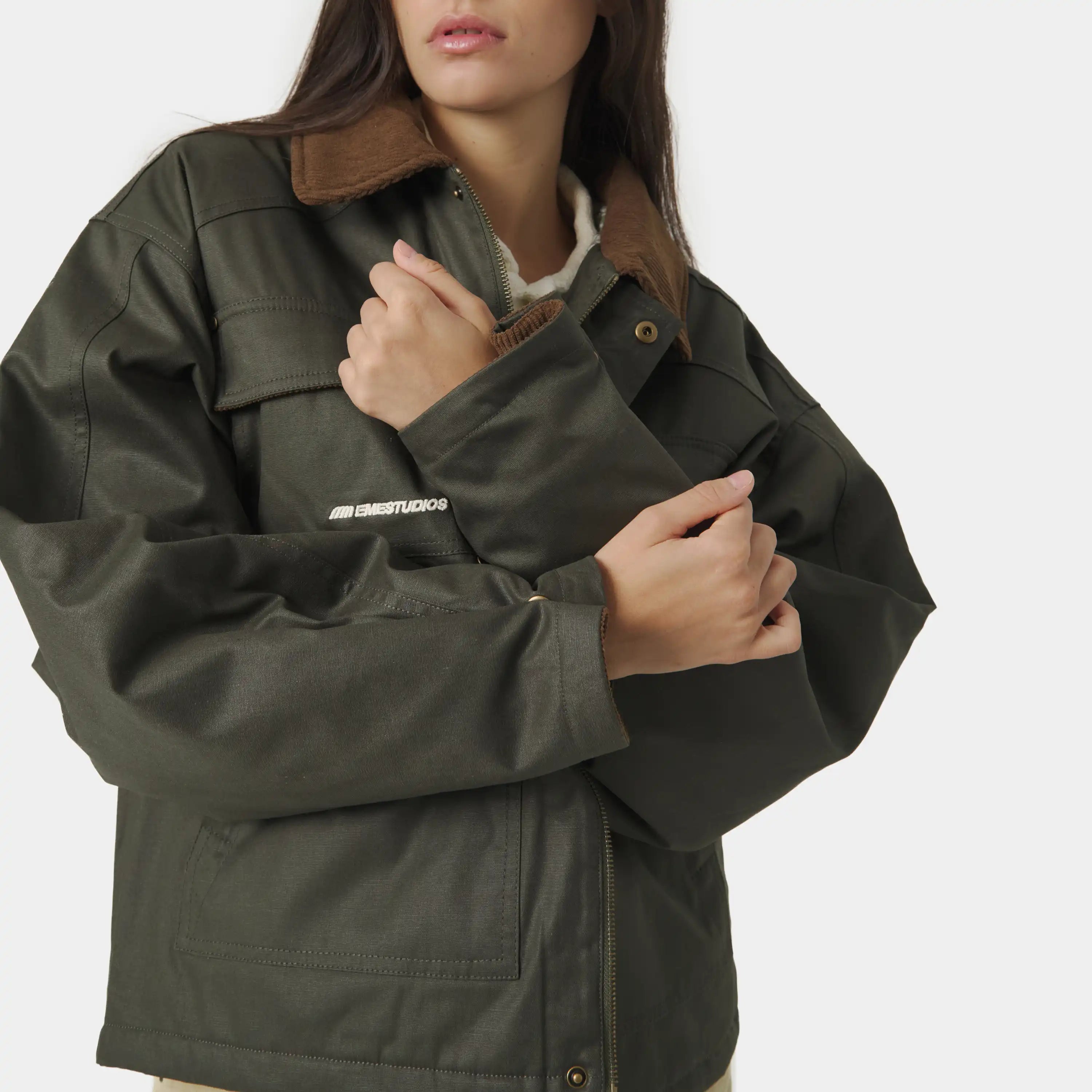 Ethos Forest Boxy Jacket Outerwear eme