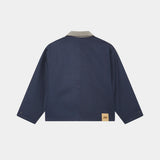 Ethos Navy Boxy Jacket Outerwear eme