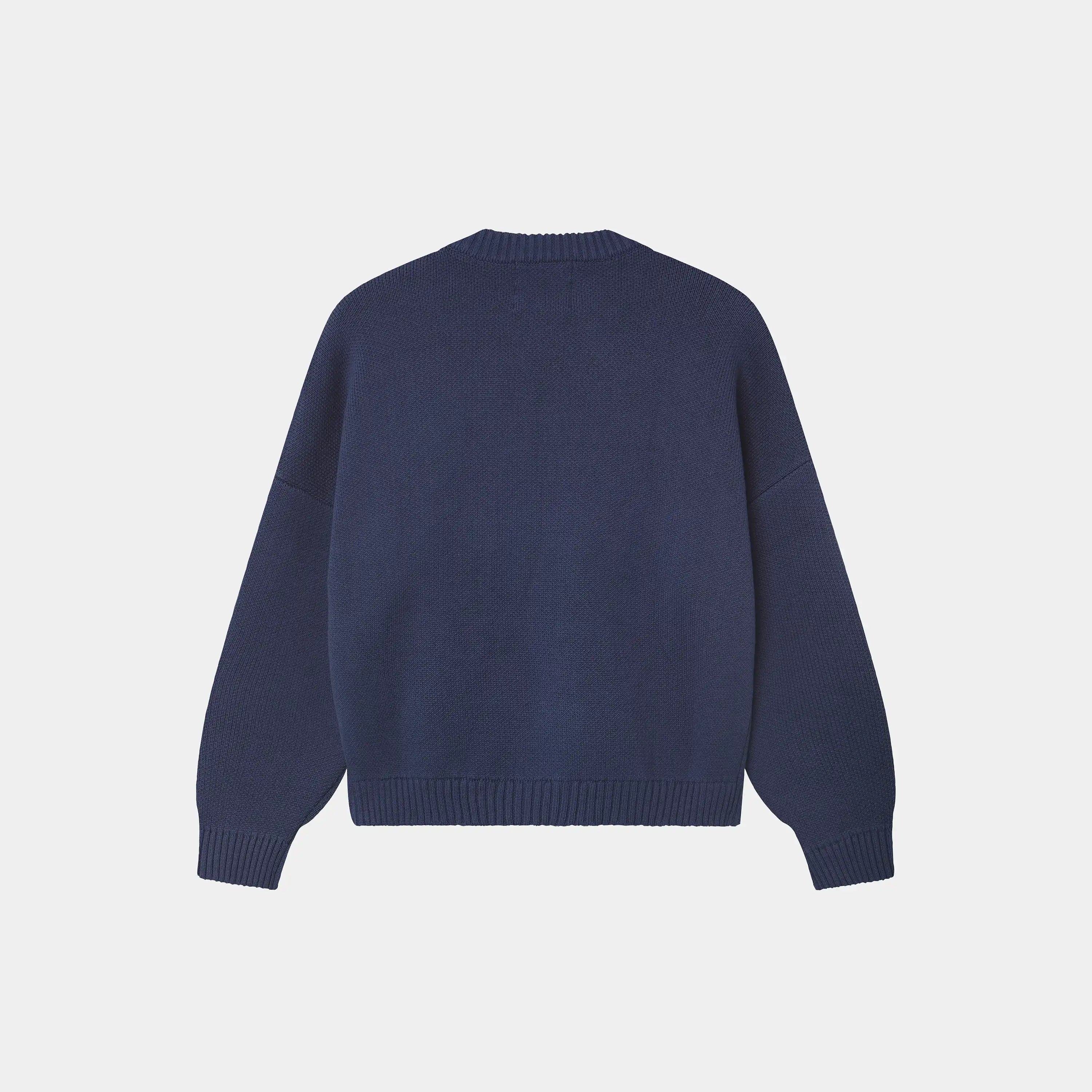 Metro Vintage Indigo Knit Sweater Knitwear Eme Studios