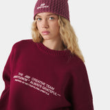 Metro Cabernet Knit Sweater Knitwear Eme Studios