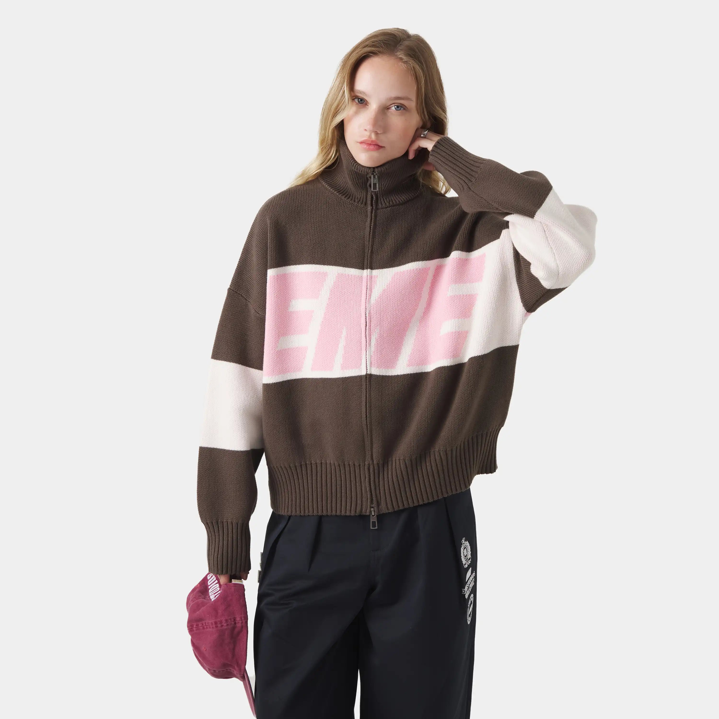 Thrill Lollipop Zipper Knit - Eme Studios Thrill Lollipop Zipper Knit - Eme Studios