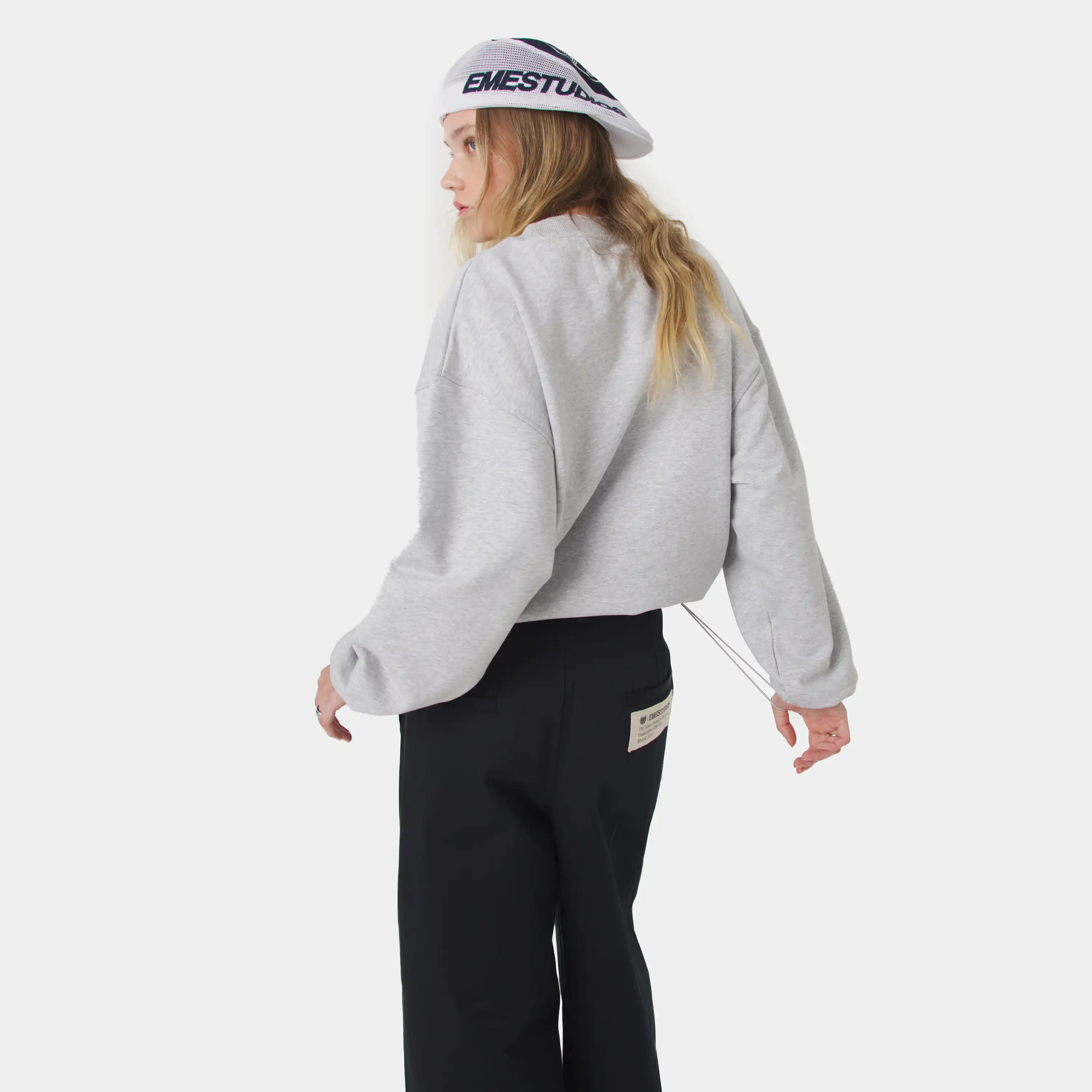 Chancellor Heather Grey Crewneck Sweatshirts Eme Studios