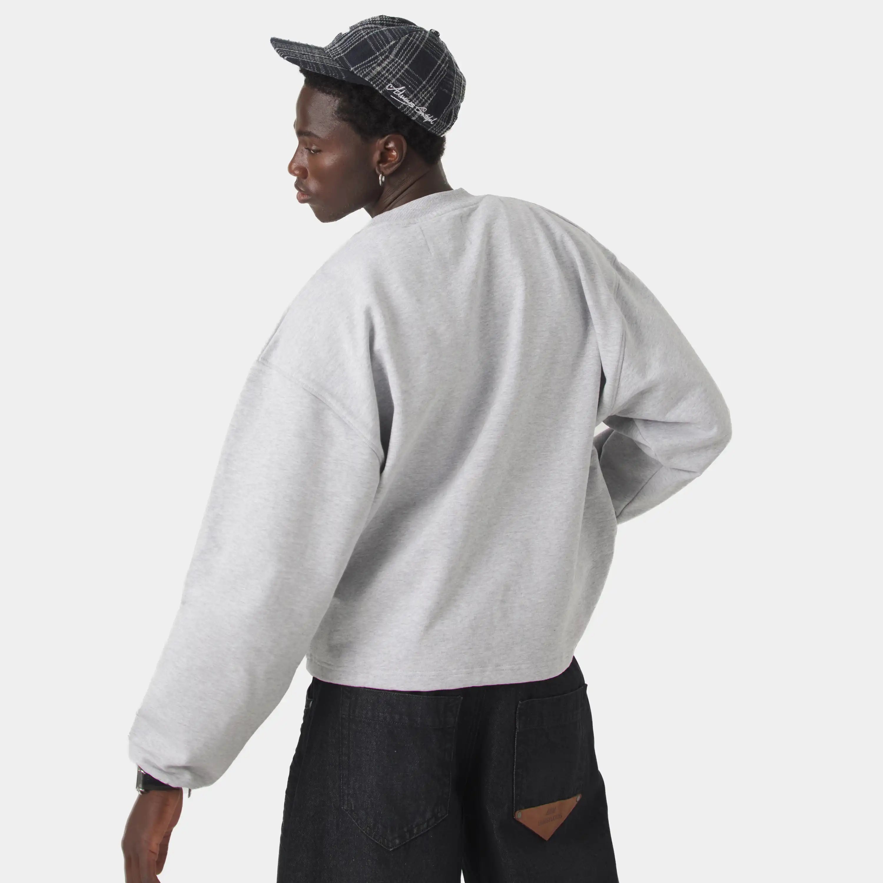 Chancellor Heather Grey Crewneck Sweatshirts Eme Studios