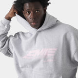 Ssamo Heather Grey Oversized Hoodie Hoodies Eme Studios