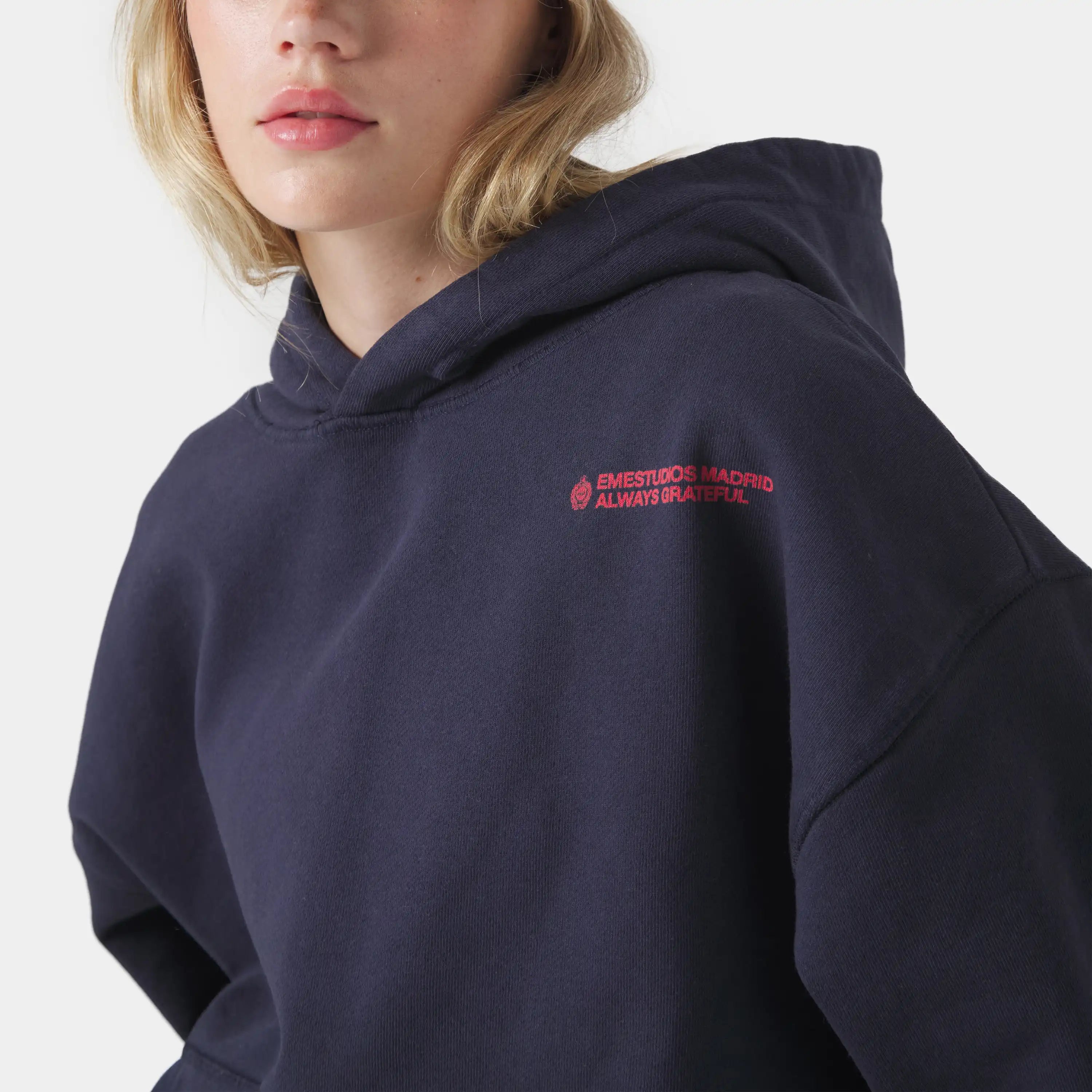 West Navy Oversized Hoodie Hoodies Eme Studios
