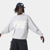 Crossline Heather Grey Long Sleeve T-shirts eme