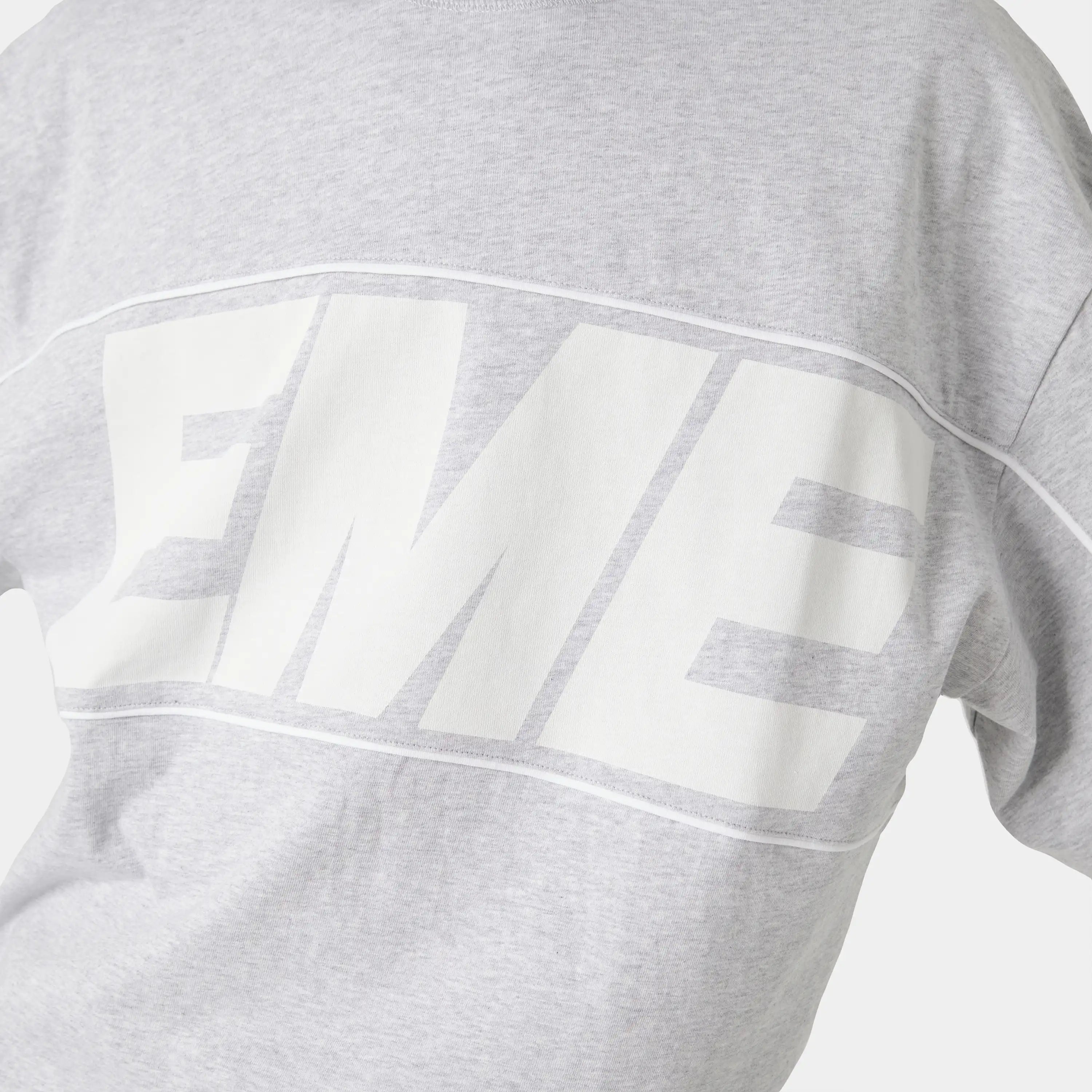 Crossline Heather Grey Long Sleeve T-shirts eme