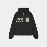 Slice Black Full Zip Hoodies Eme Studios