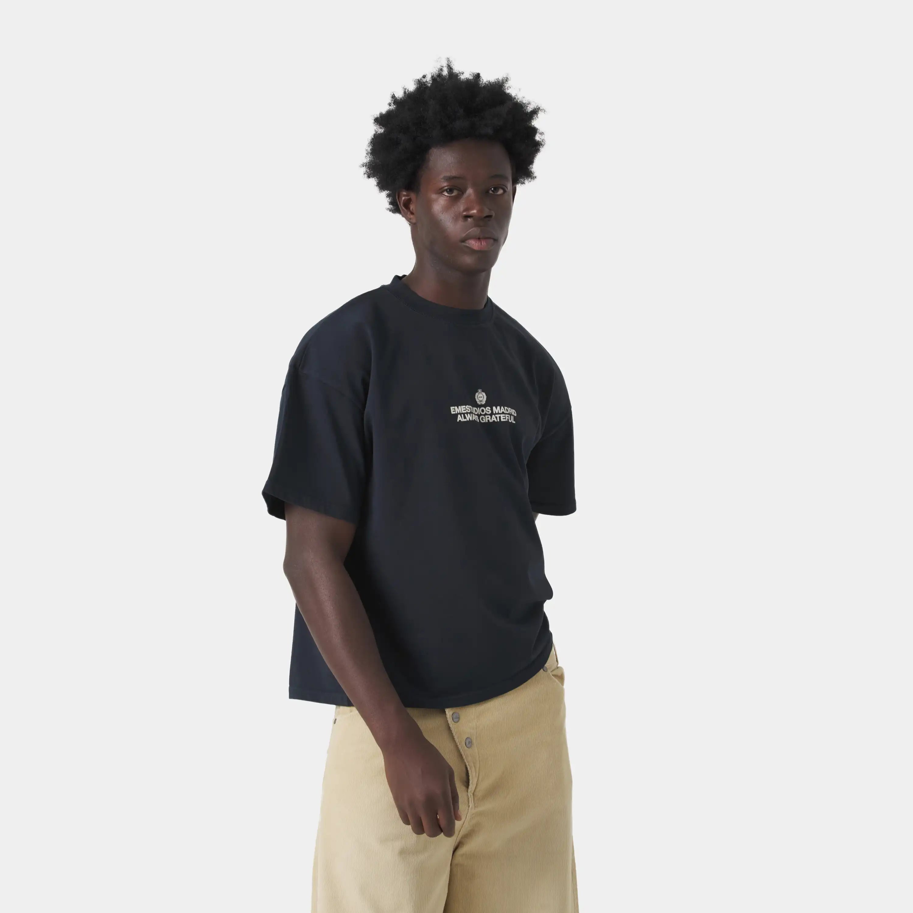 Powered Navy Oversized Tee T-shirts Eme Studios