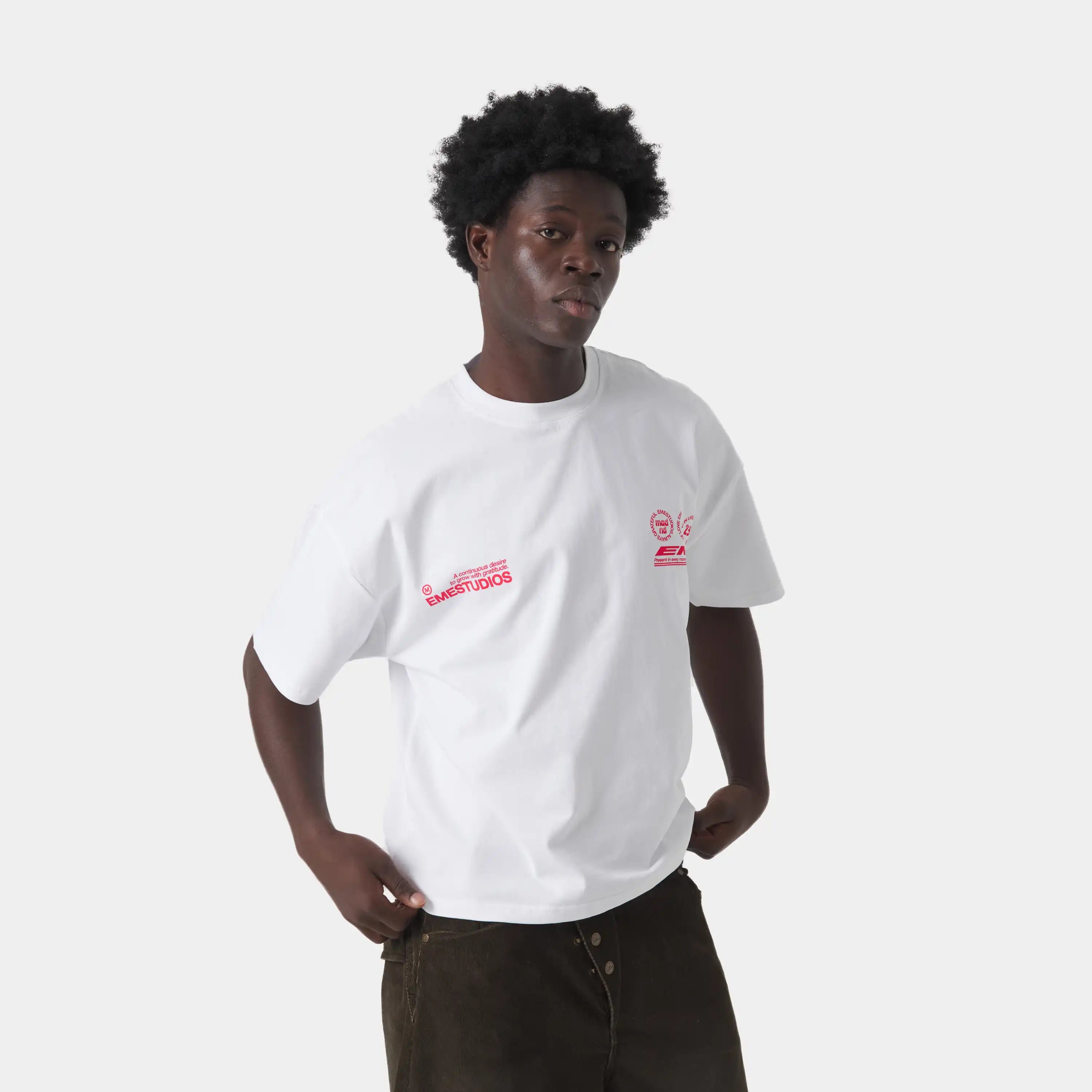 Stamp Pearl Oversized Tee T-shirts Eme Studios