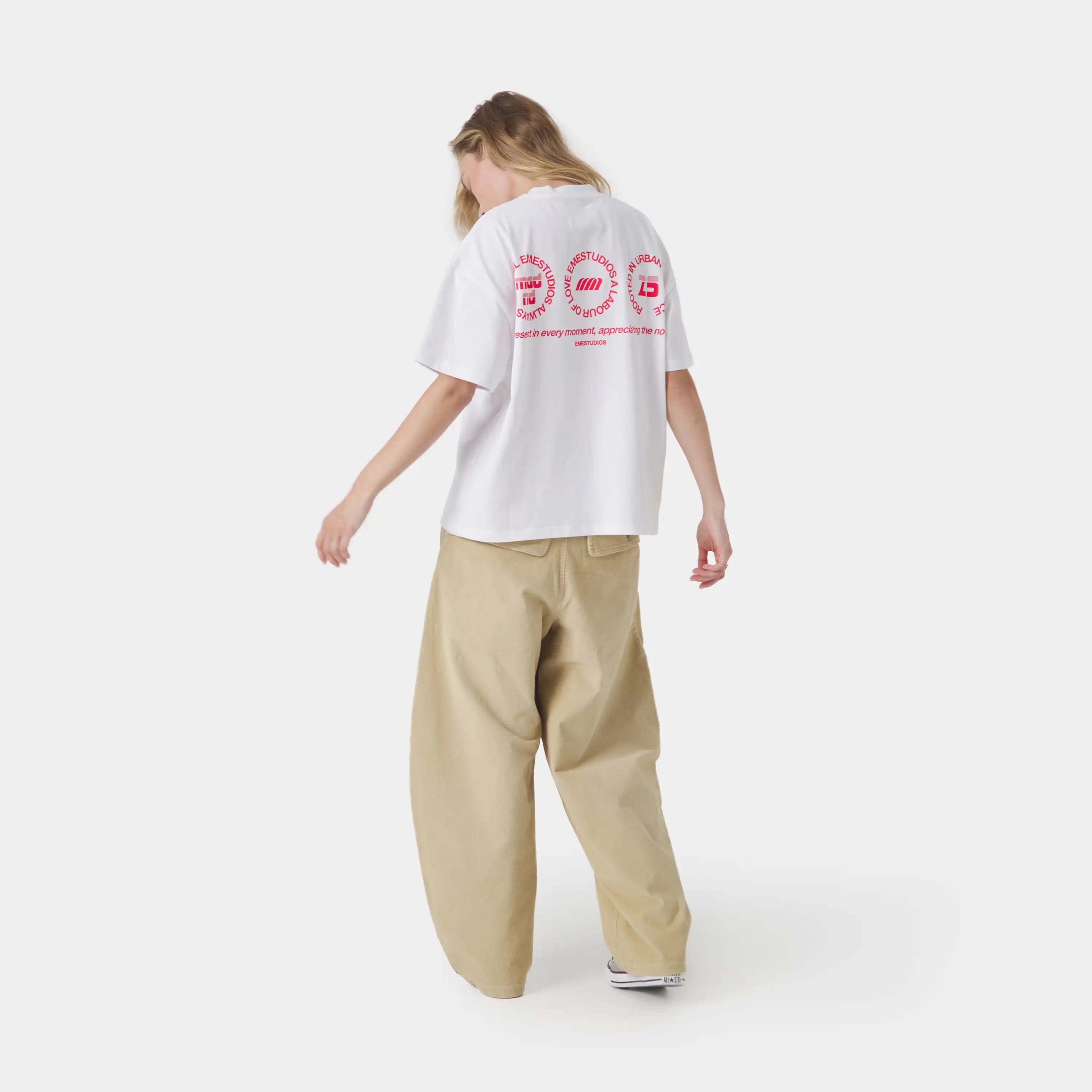 Stamp Pearl Oversized Tee T-shirts Eme Studios