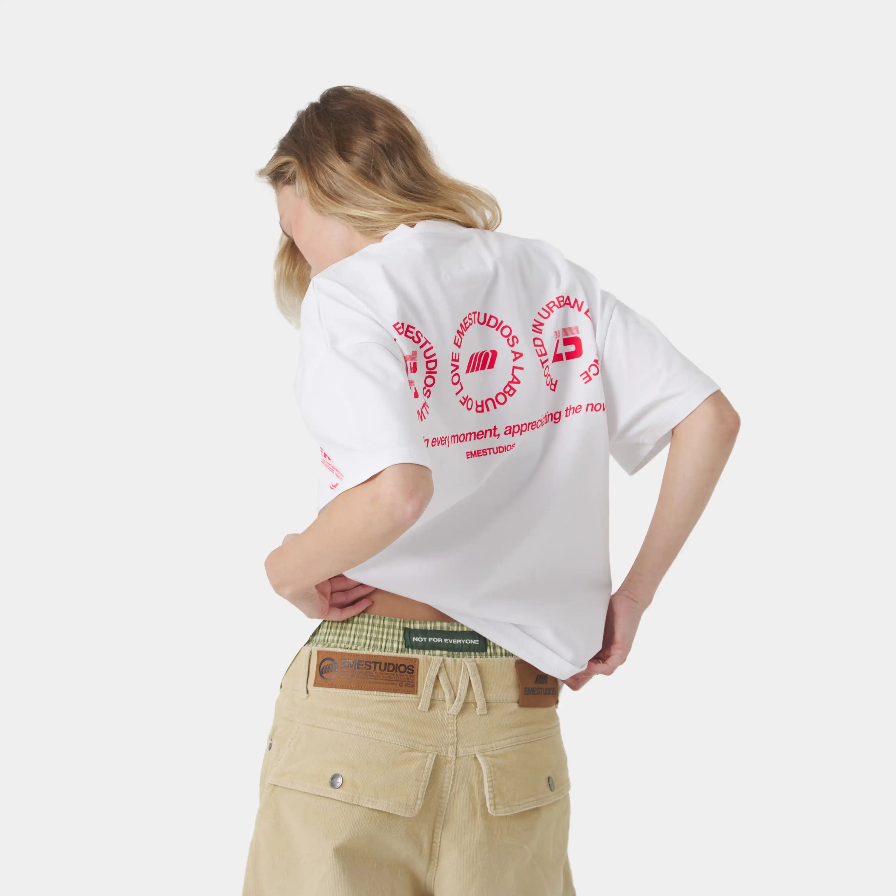 Stamp Pearl Oversized Tee T-shirts Eme Studios