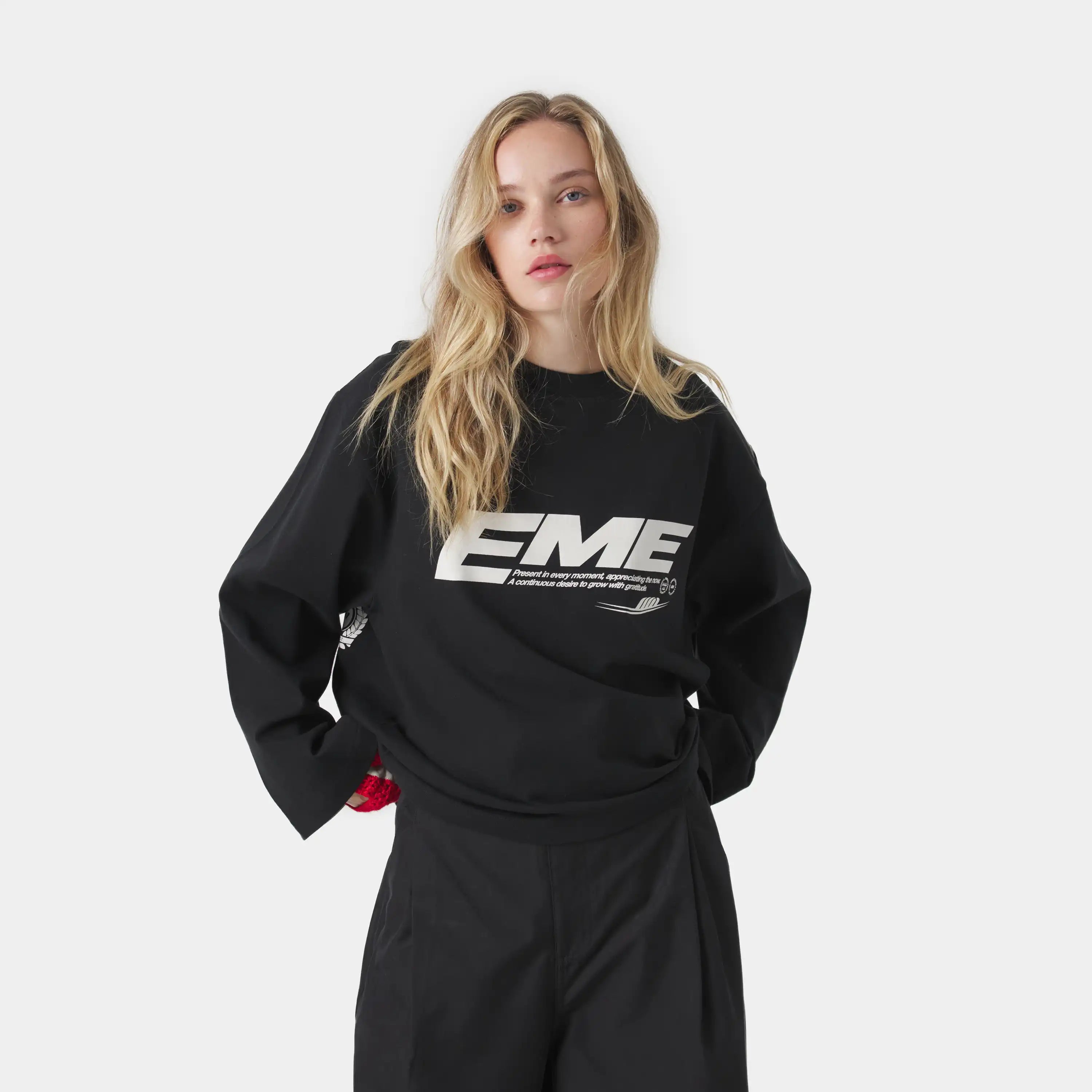 Bound Black Long Sleeve T-shirts Eme Studios