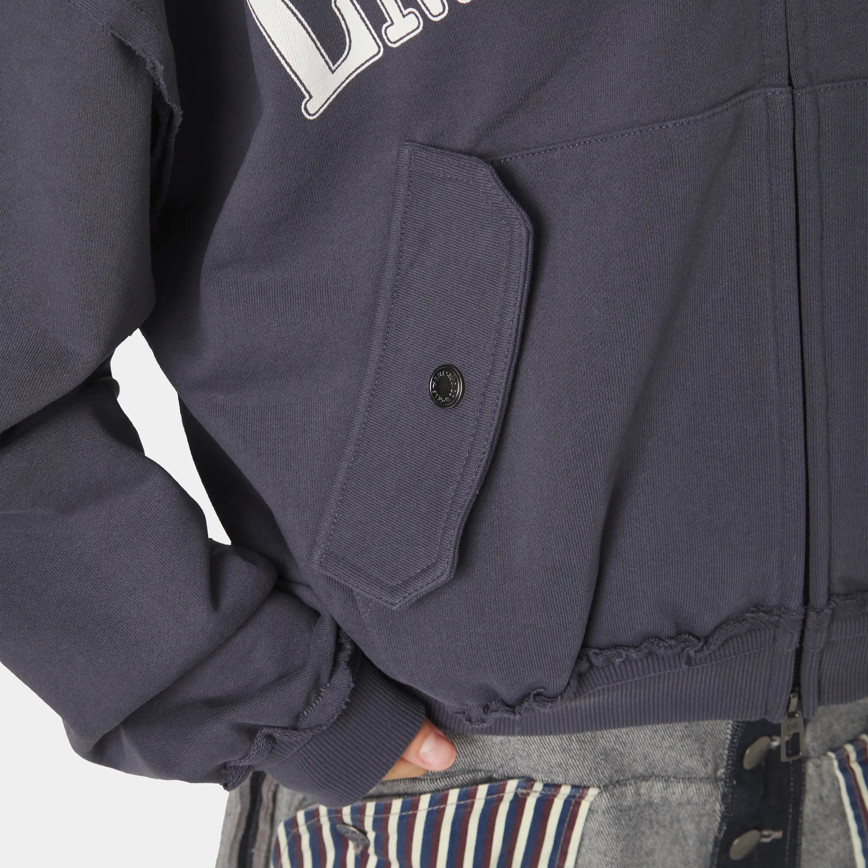 Vault Ombre Blue Full Zip Hoodies Eme Studios