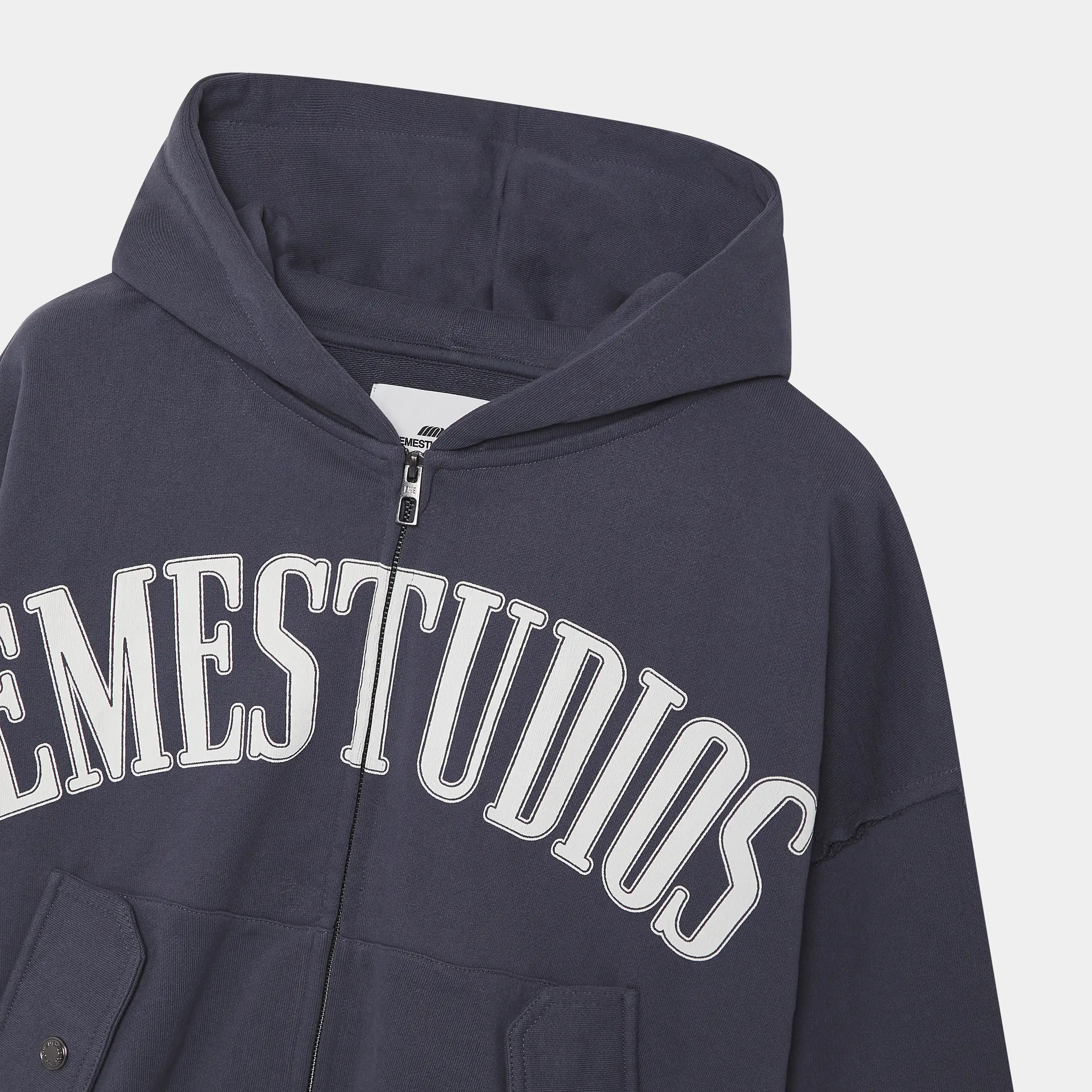 Vault Ombre Blue Full Zip Hoodies Eme Studios