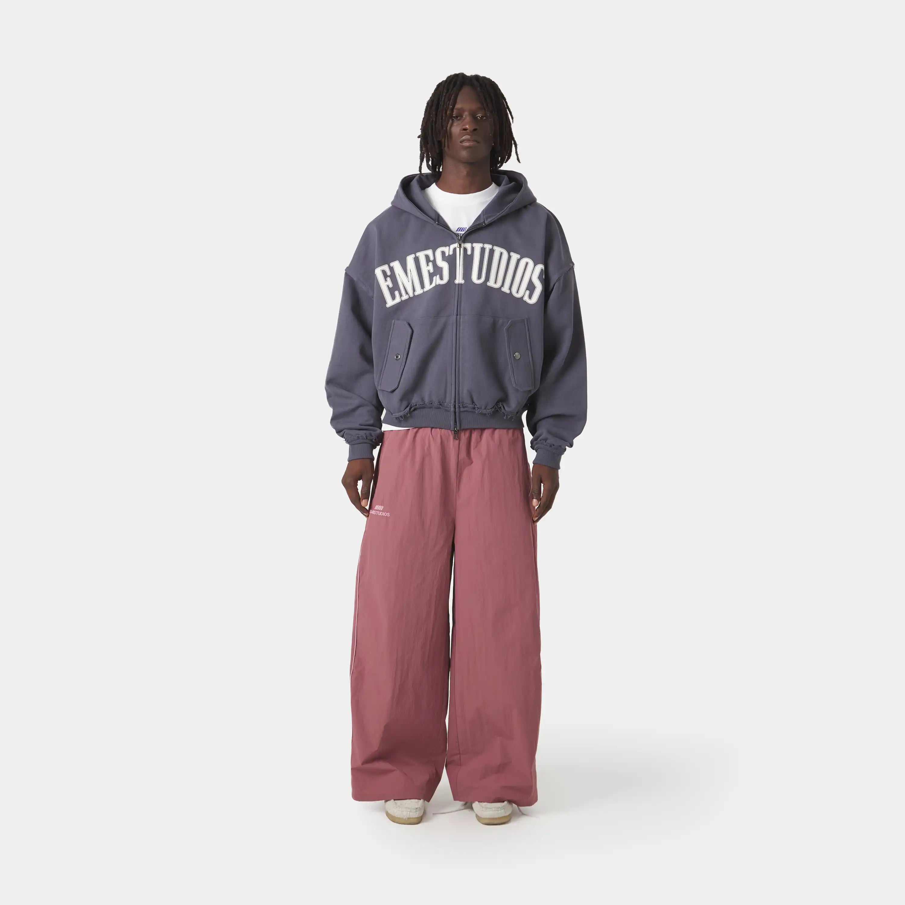 Vault Ombre Blue Full Zip Hoodies Eme Studios