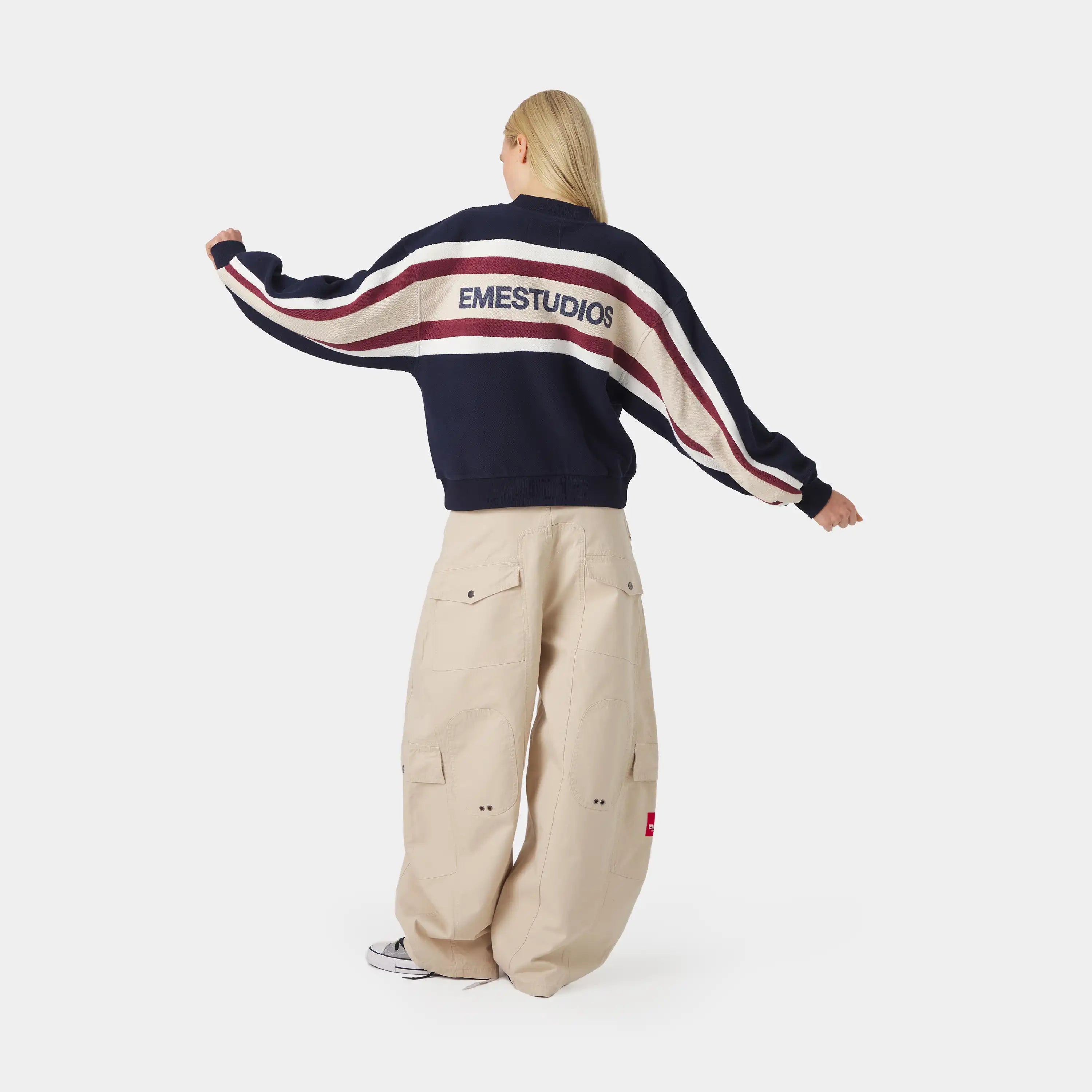 Vanguard Navy Half Zip Sweatshirts Eme Studios