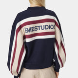 Vanguard Navy Half Zip Sweatshirts Eme Studios