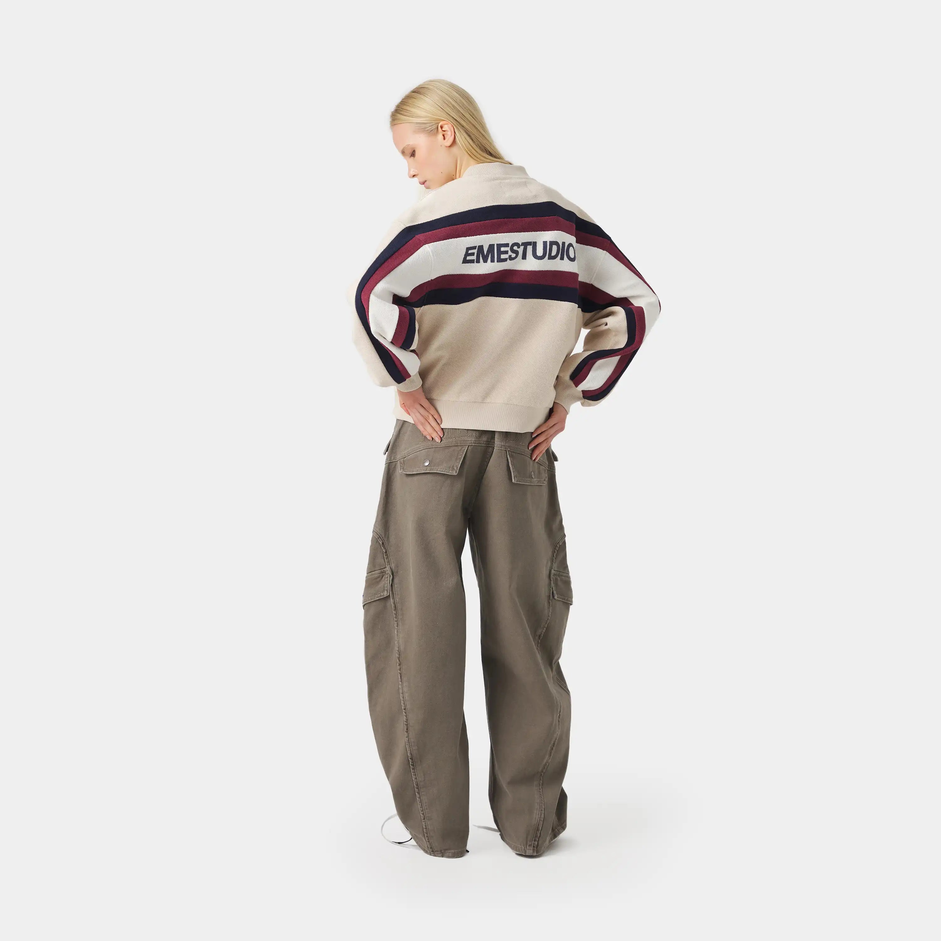 Vanguard Off Sand Half Zip Sweatshirts Eme Studios