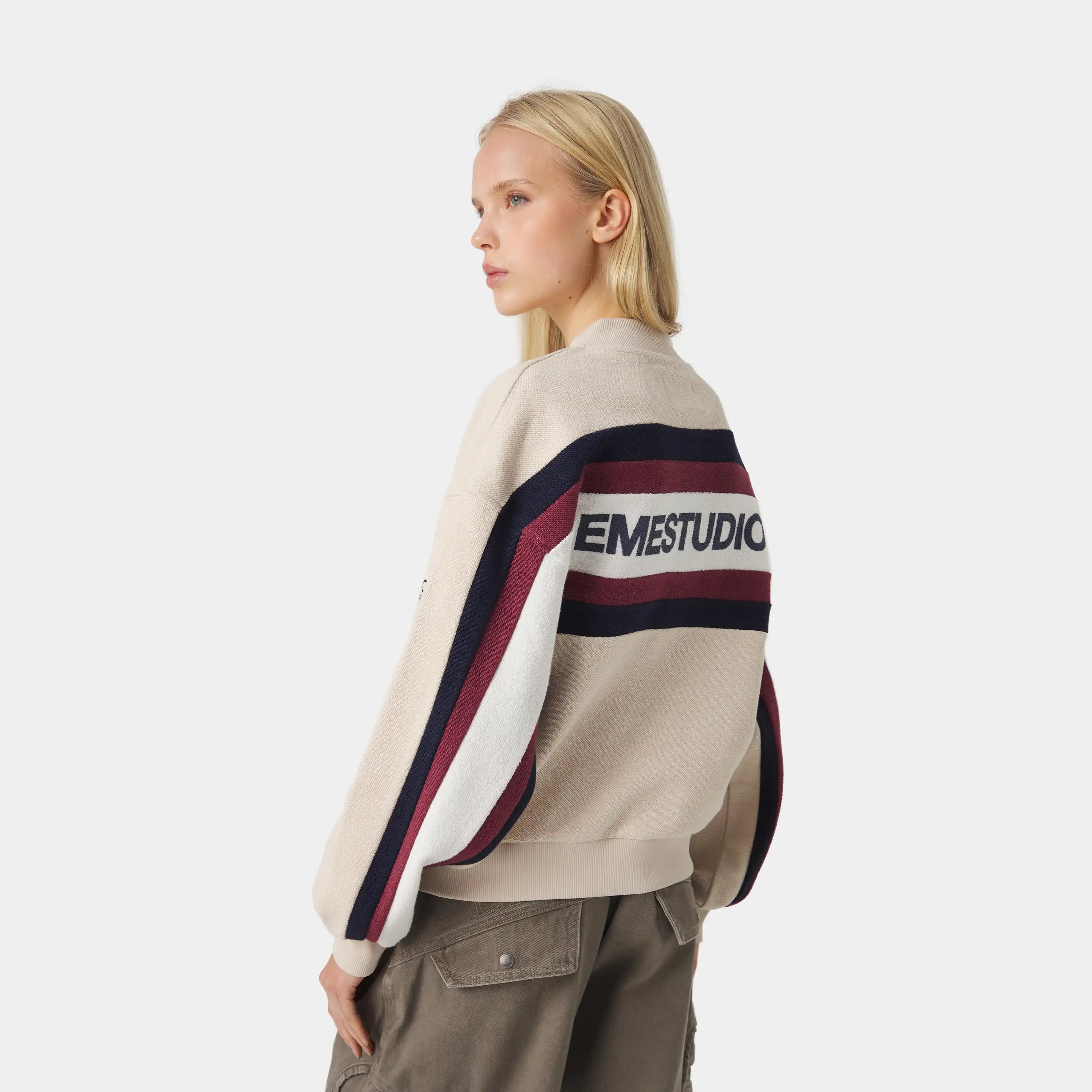 Vanguard Off Sand Half Zip Sweatshirts Eme Studios