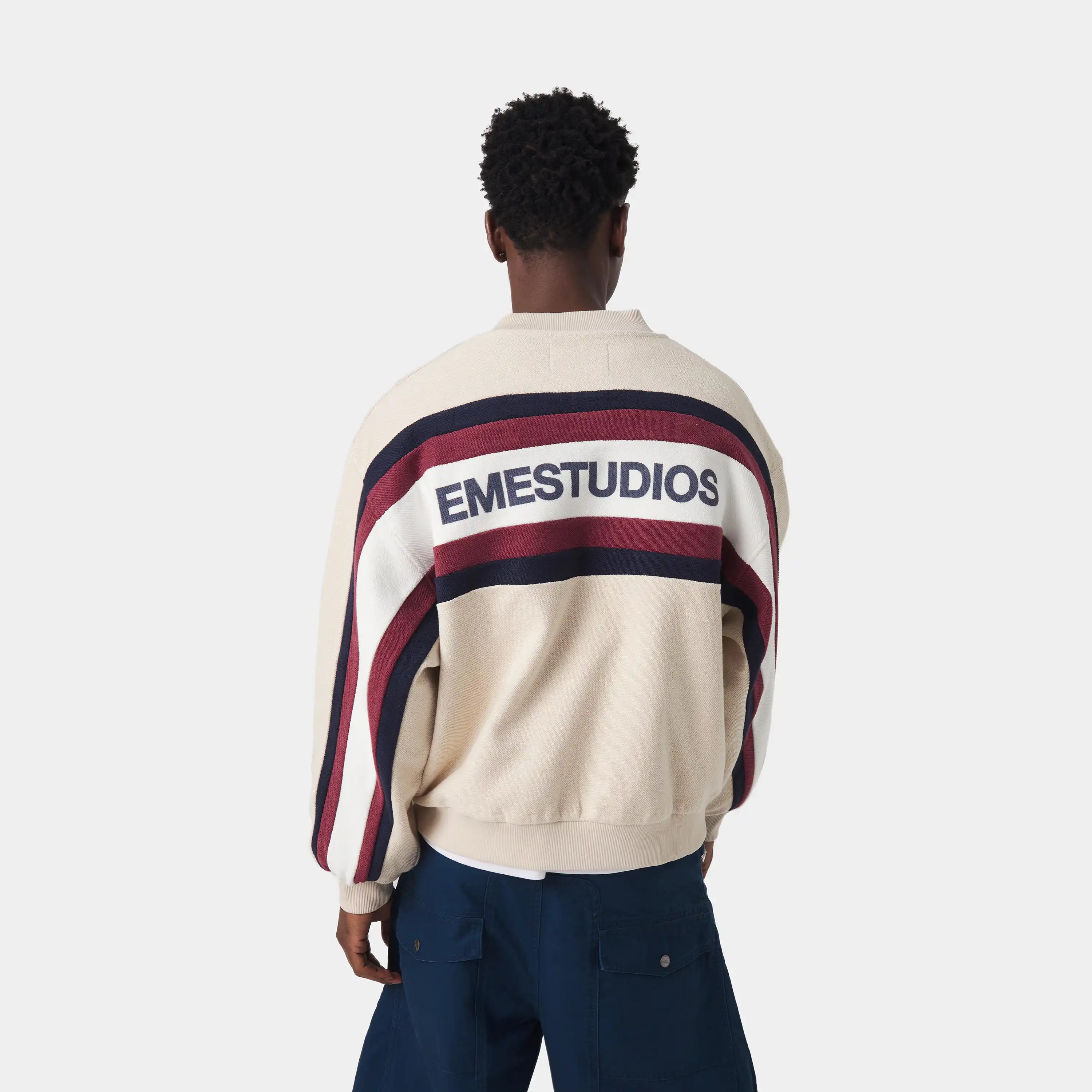 Vanguard Off Sand Half Zip Sweatshirts Eme Studios