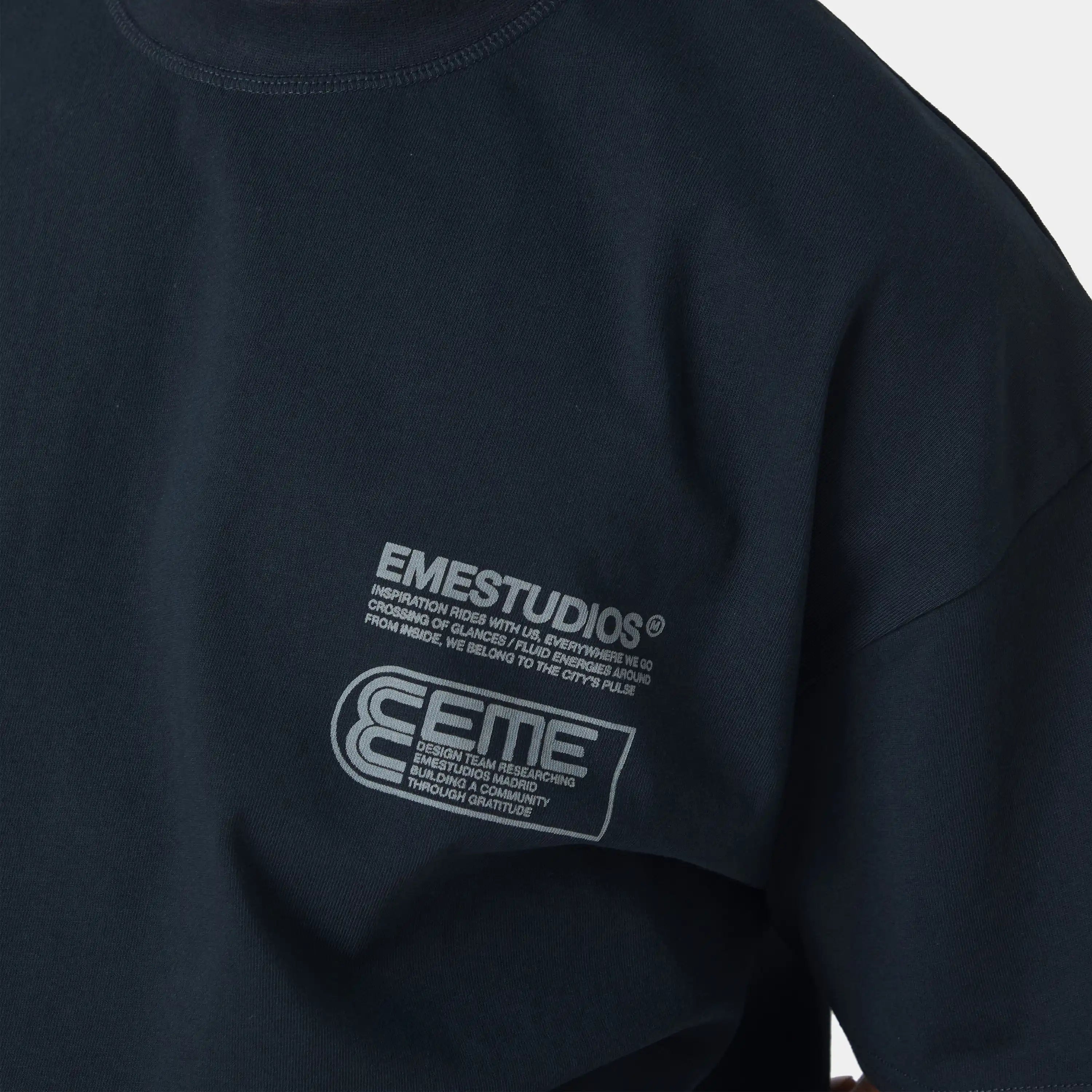 Rodeo Navy Oversized Tee T-shirts Eme Studios