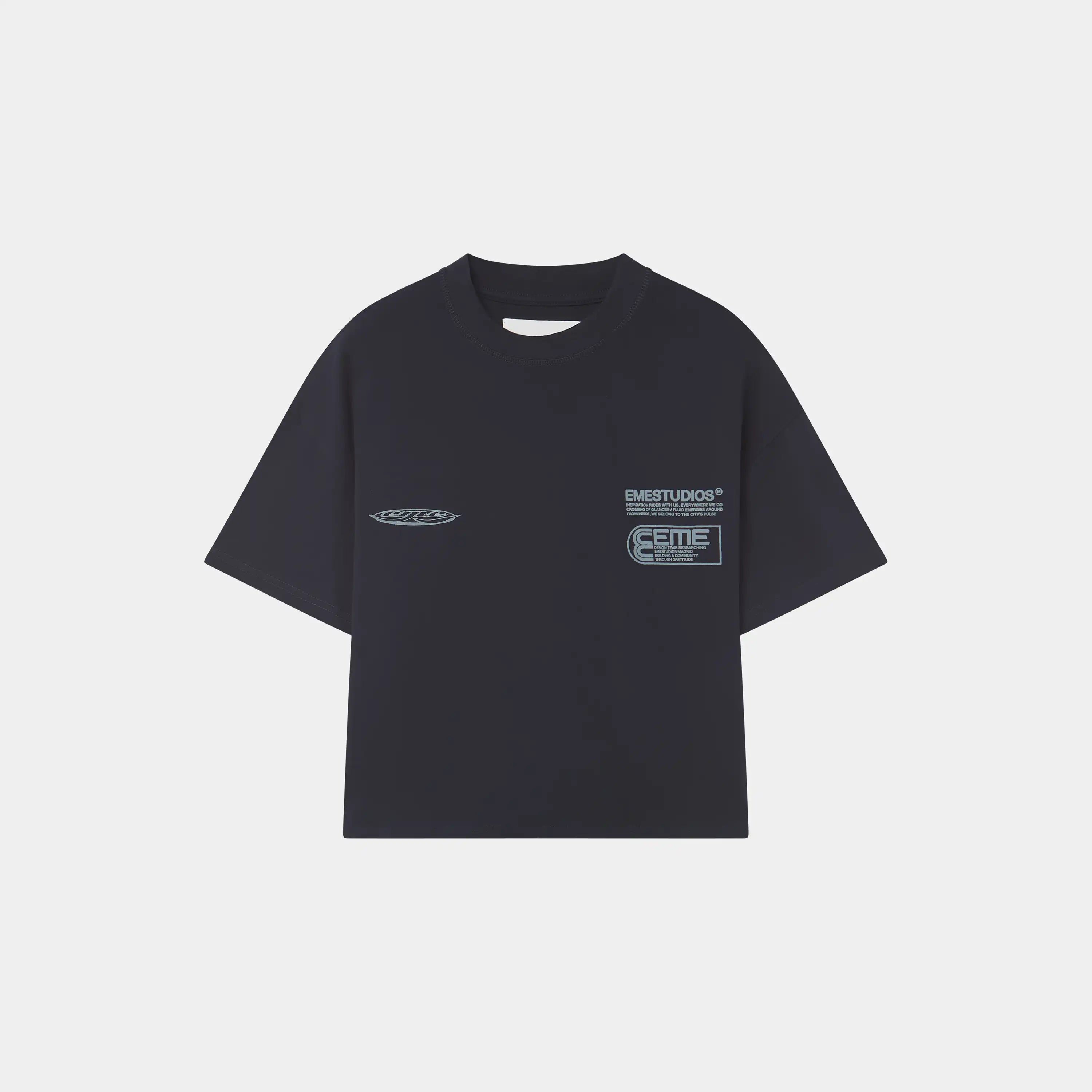 Rodeo Navy Oversized Tee T-shirts Eme Studios