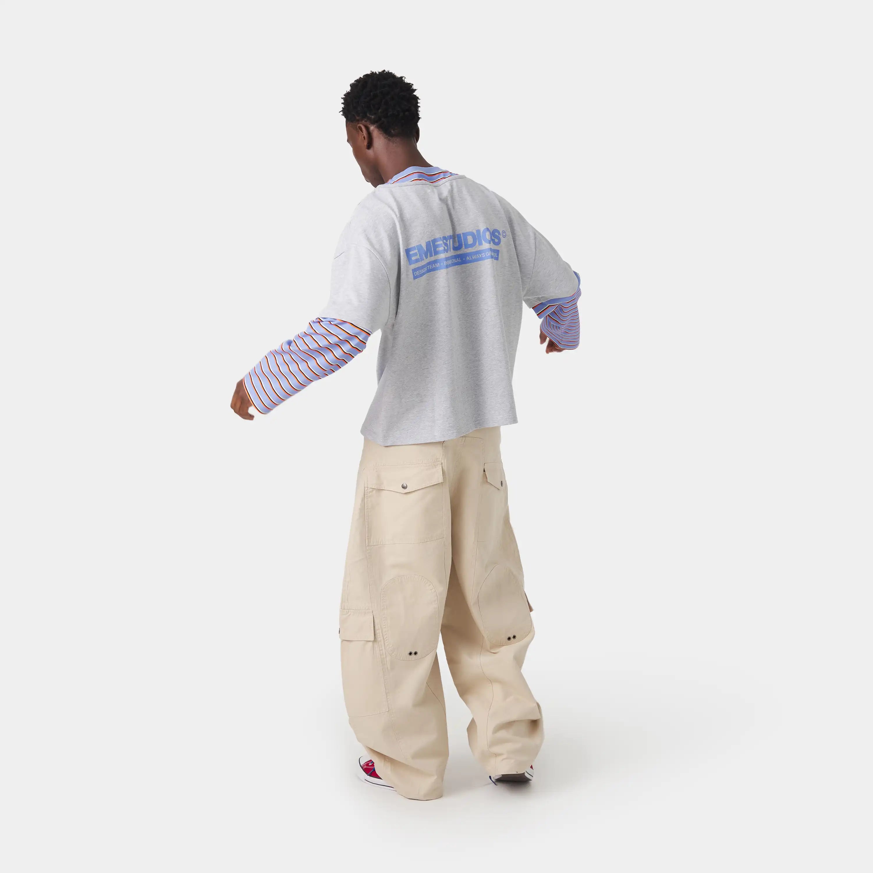 Double Collar Long Sleeve T-shirts Eme Studios