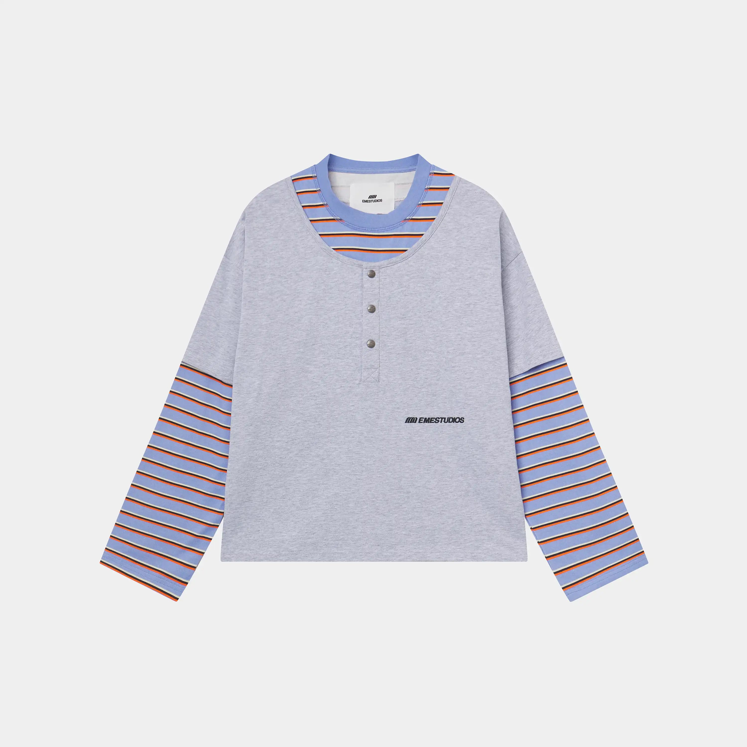 Double Collar Long Sleeve