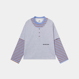 Double Collar Long Sleeve T-shirts Eme Studios