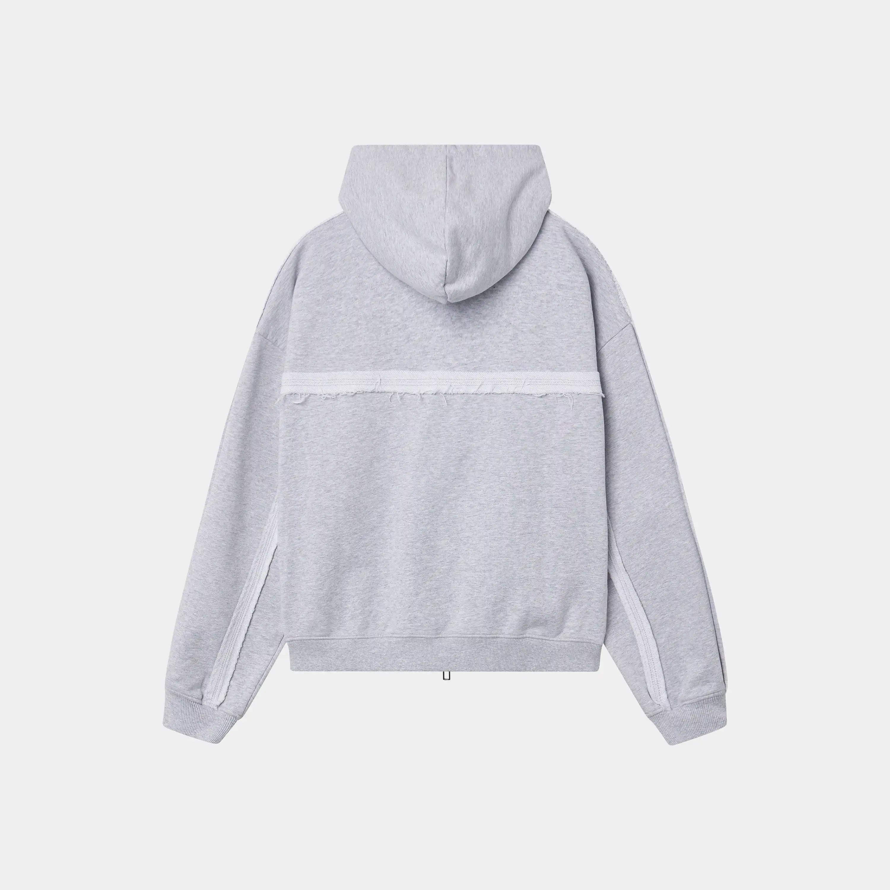 Gummy Grey Cropped Full Zip Hoodies Eme Studios