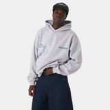 Claurev Grey Oversized Hoodie Hoodies Eme Studios