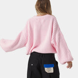 Globe Cotton Candy Knit Sweater Knitwear Eme Studios