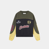 Campus Navy Oversized Crewneck Sweatshirts Eme Studios