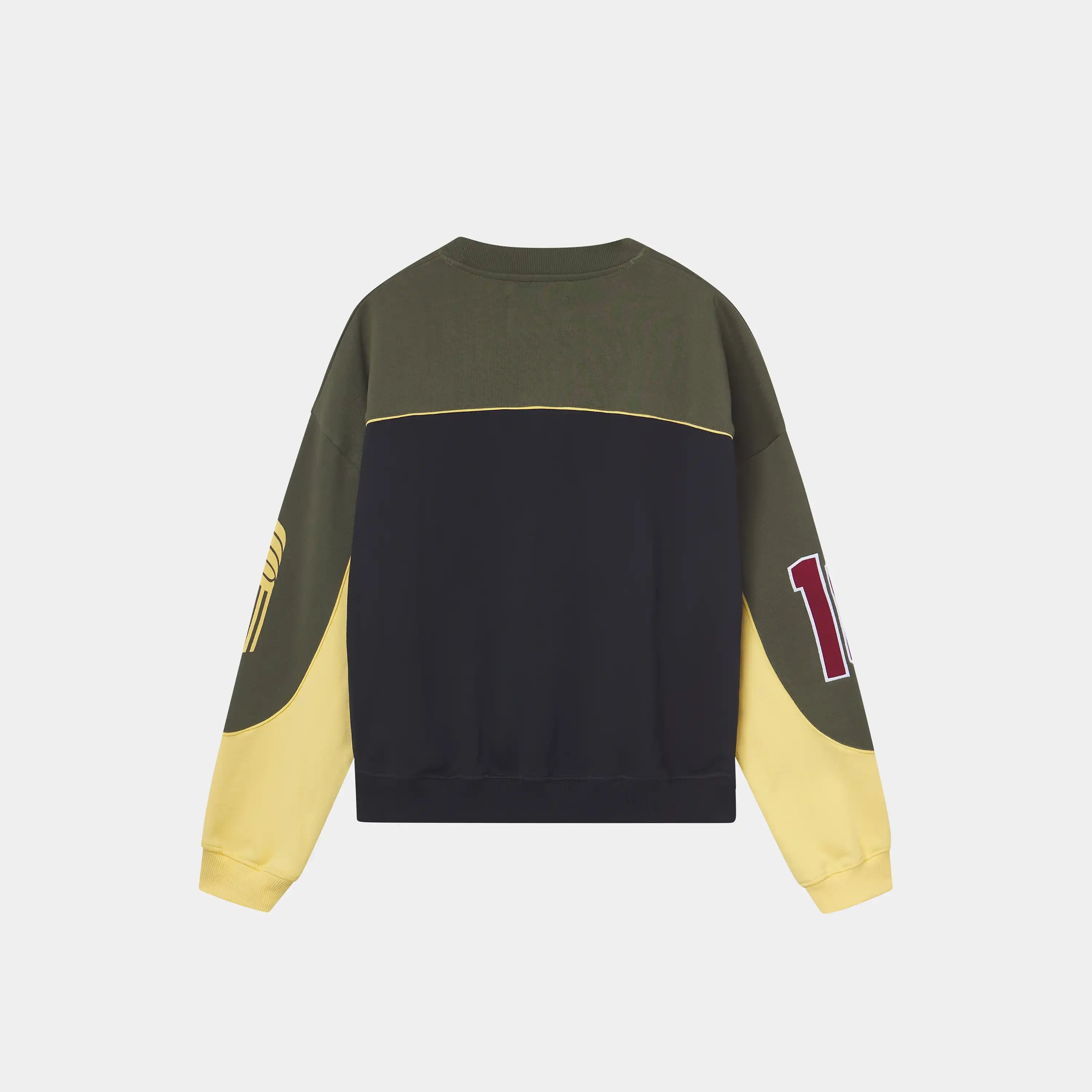 Campus Navy Oversized Crewneck Sweatshirts Eme Studios